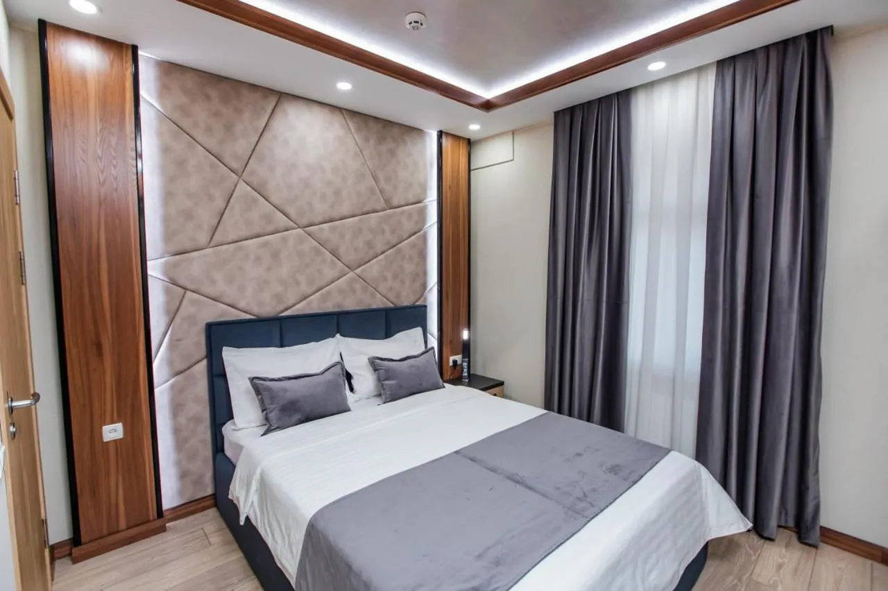 Bed in Art Deluxe Hotel