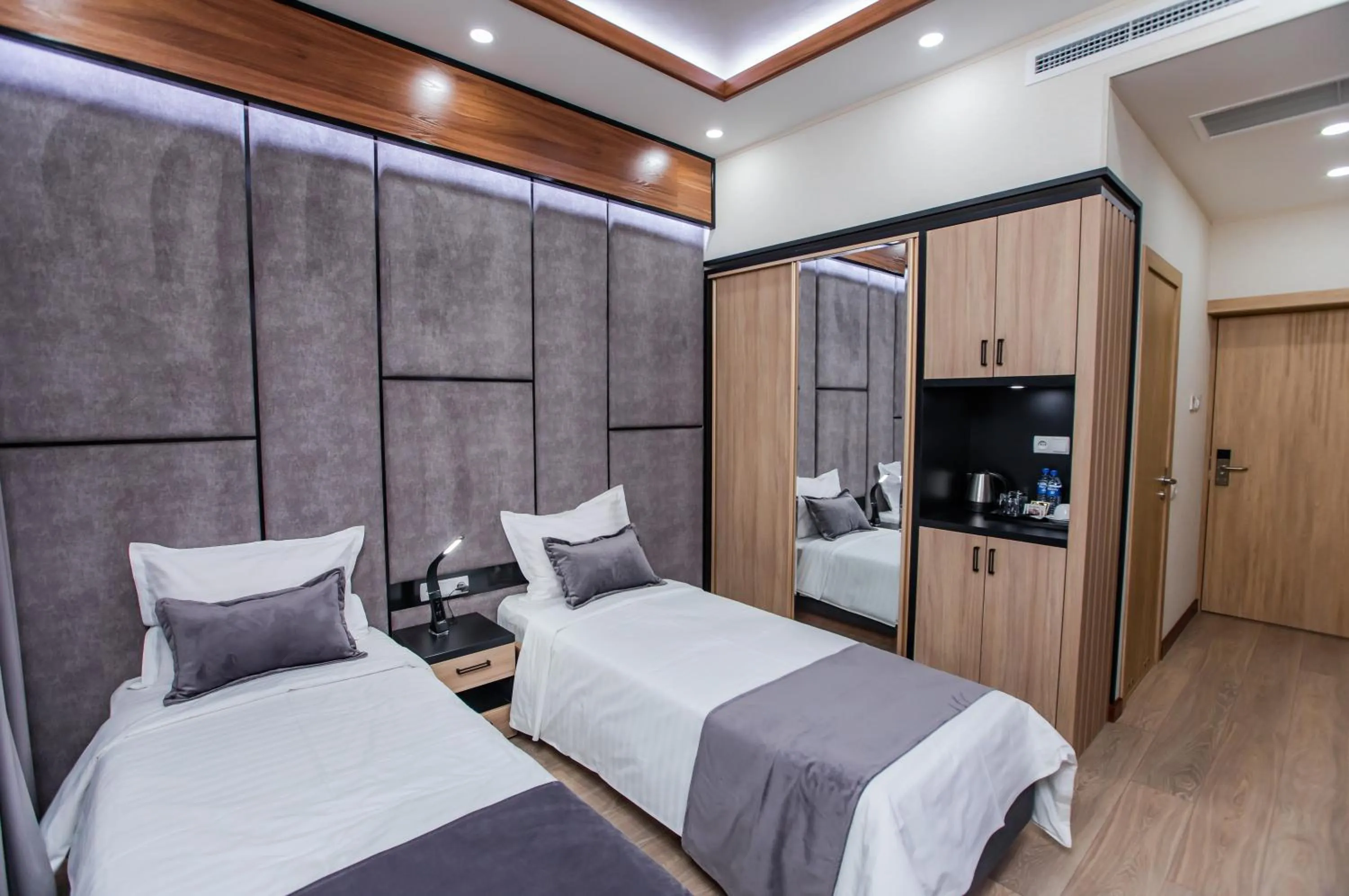 Bed in Art Deluxe Hotel