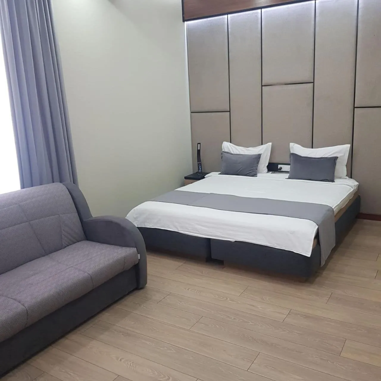 Bed in Art Deluxe Hotel