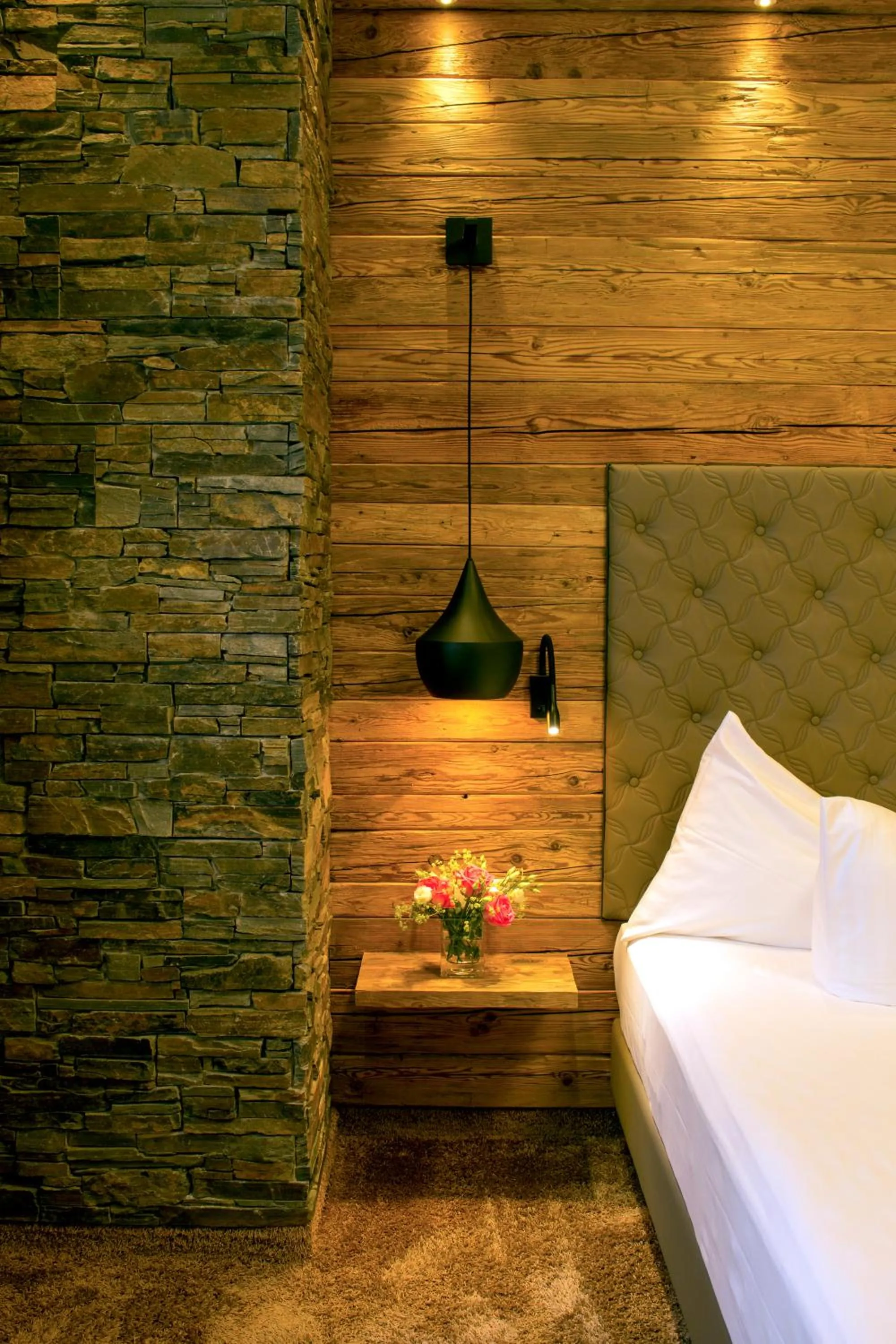 Decorative detail, Bed in Hotel Goldener Adler, BW Signature Collection