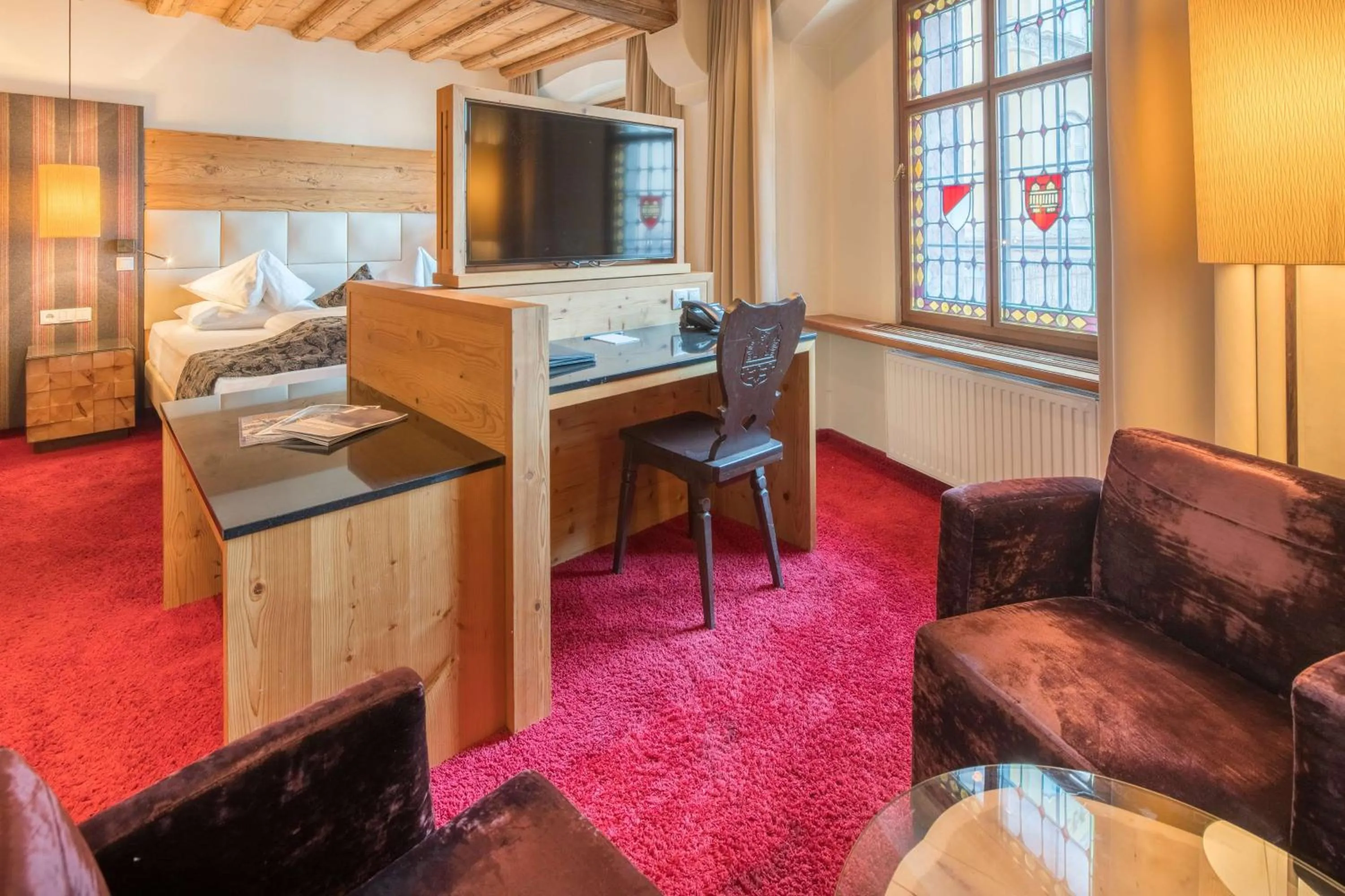 Bedroom, Bed in Hotel Goldener Adler, BW Signature Collection