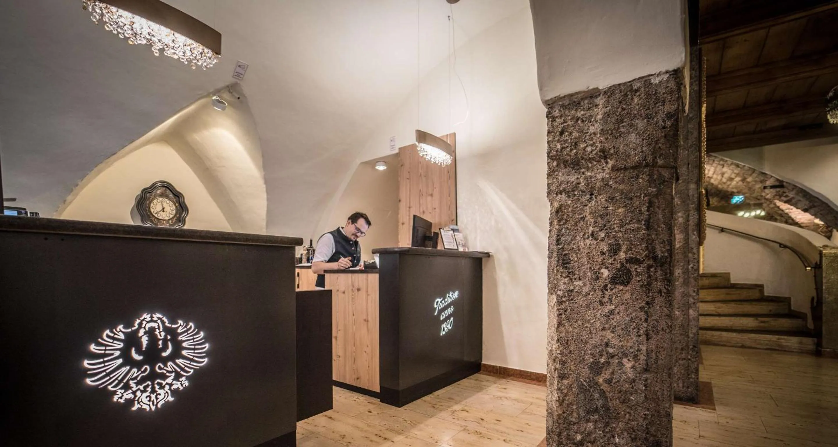 Lobby or reception in Hotel Goldener Adler, BW Signature Collection