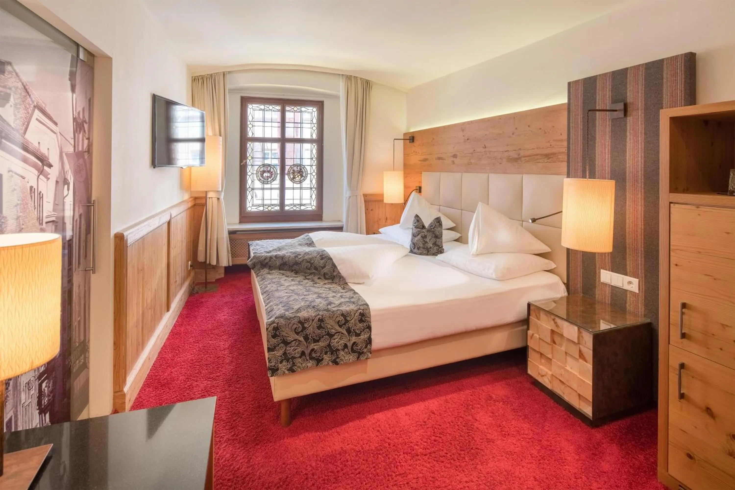 Bedroom, Bed in Hotel Goldener Adler, BW Signature Collection