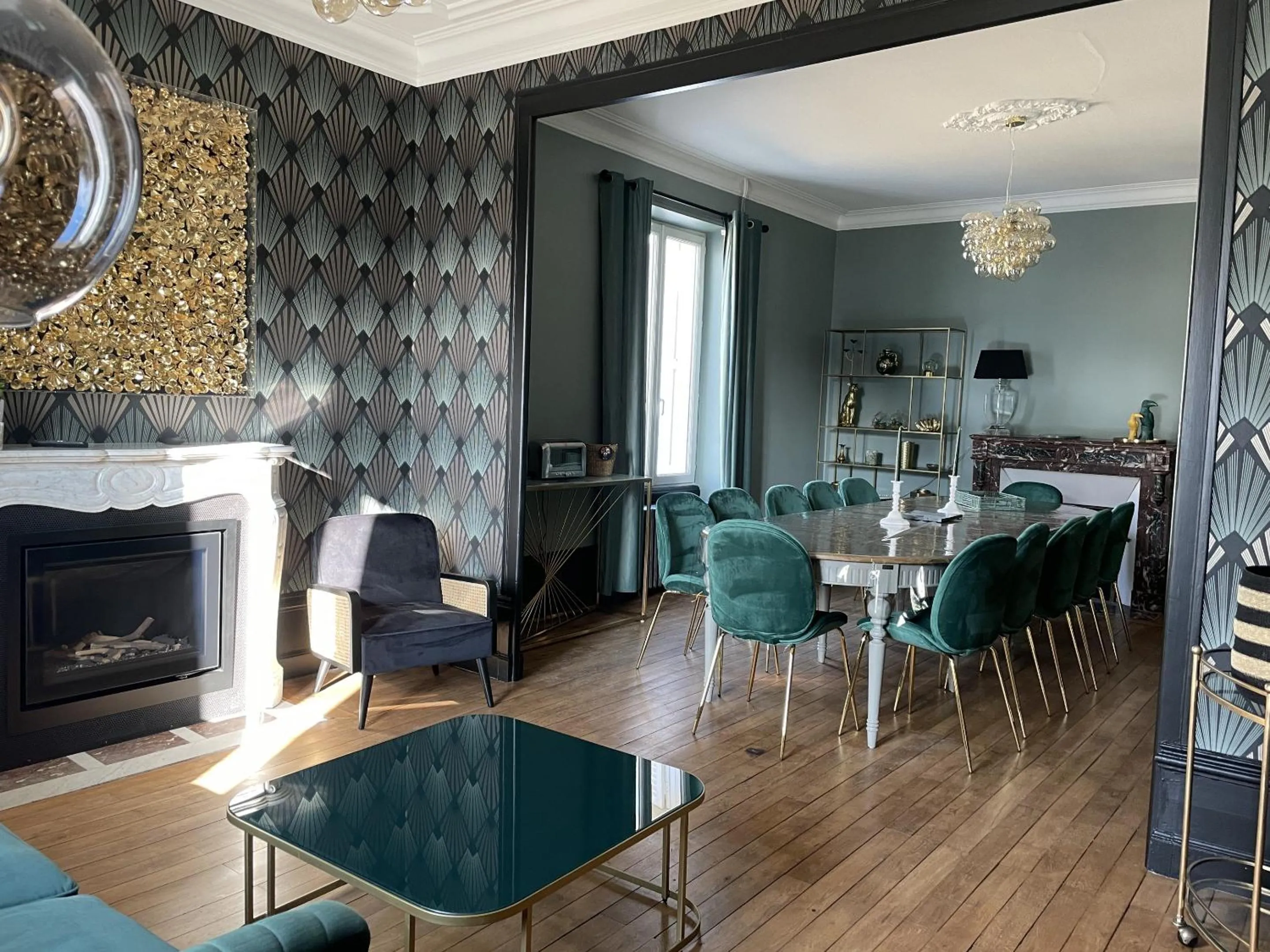 Dining area in la maison de Martha