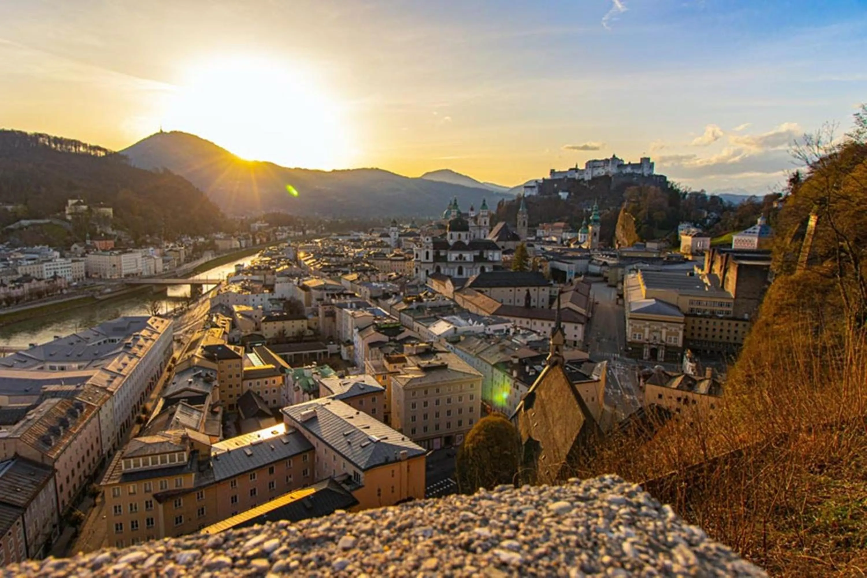 City view in Austria Classic Hotel Hölle