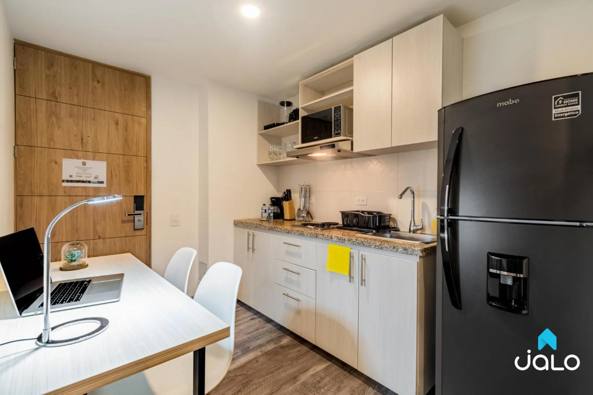 Kitchen or kitchenette in Torre Acqua Lofts - Downtown Bogota By Jalo