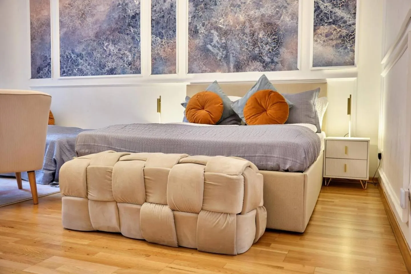 Bed in Art Hotel Vienna