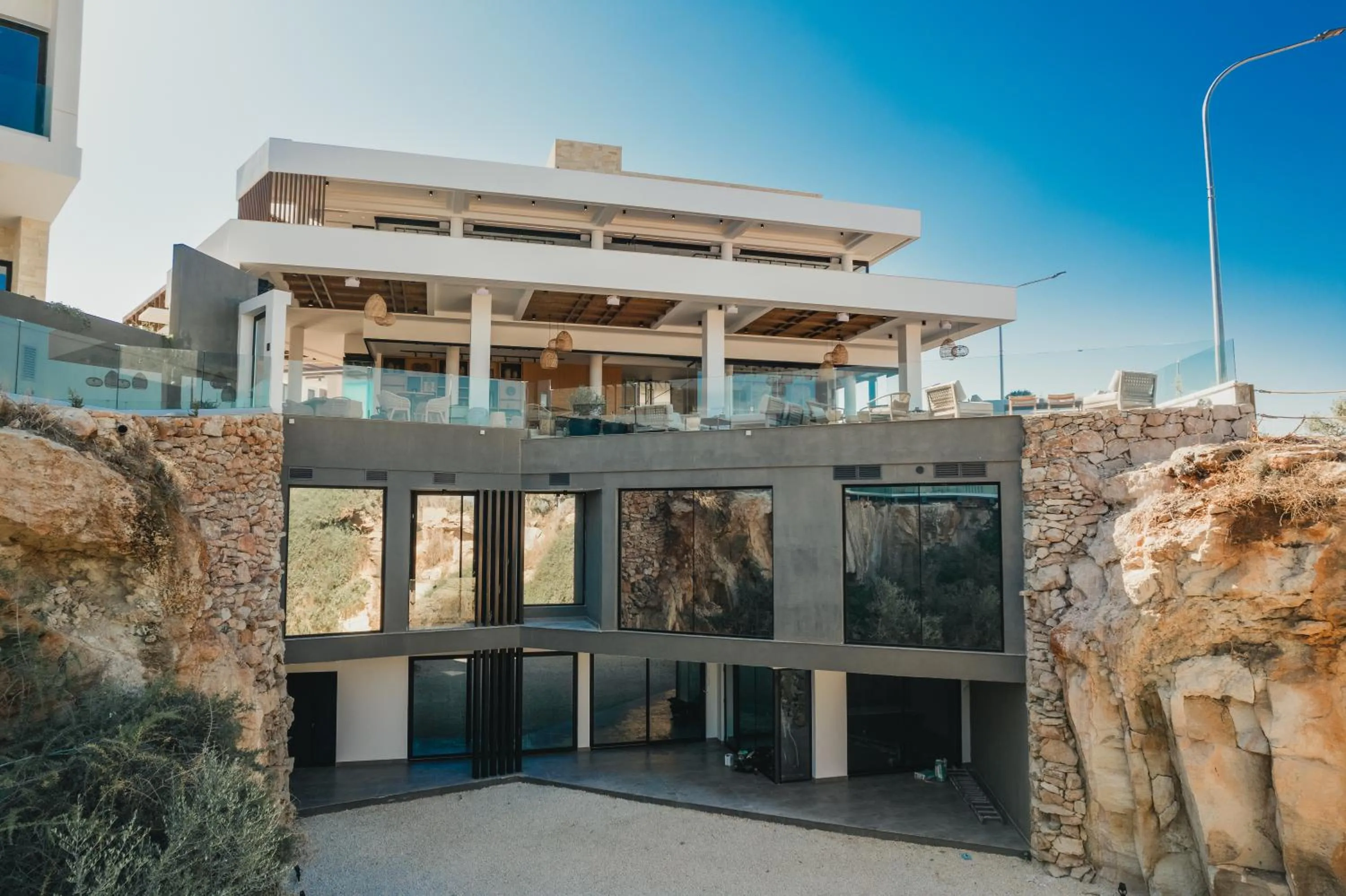 Property building in Periyiali Konnos Villas Beach Resort