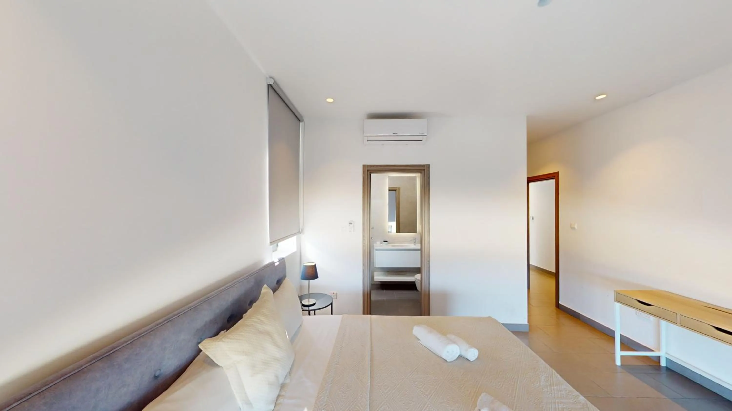 Bedroom, Bed in Periyiali Konnos Villas Beach Resort