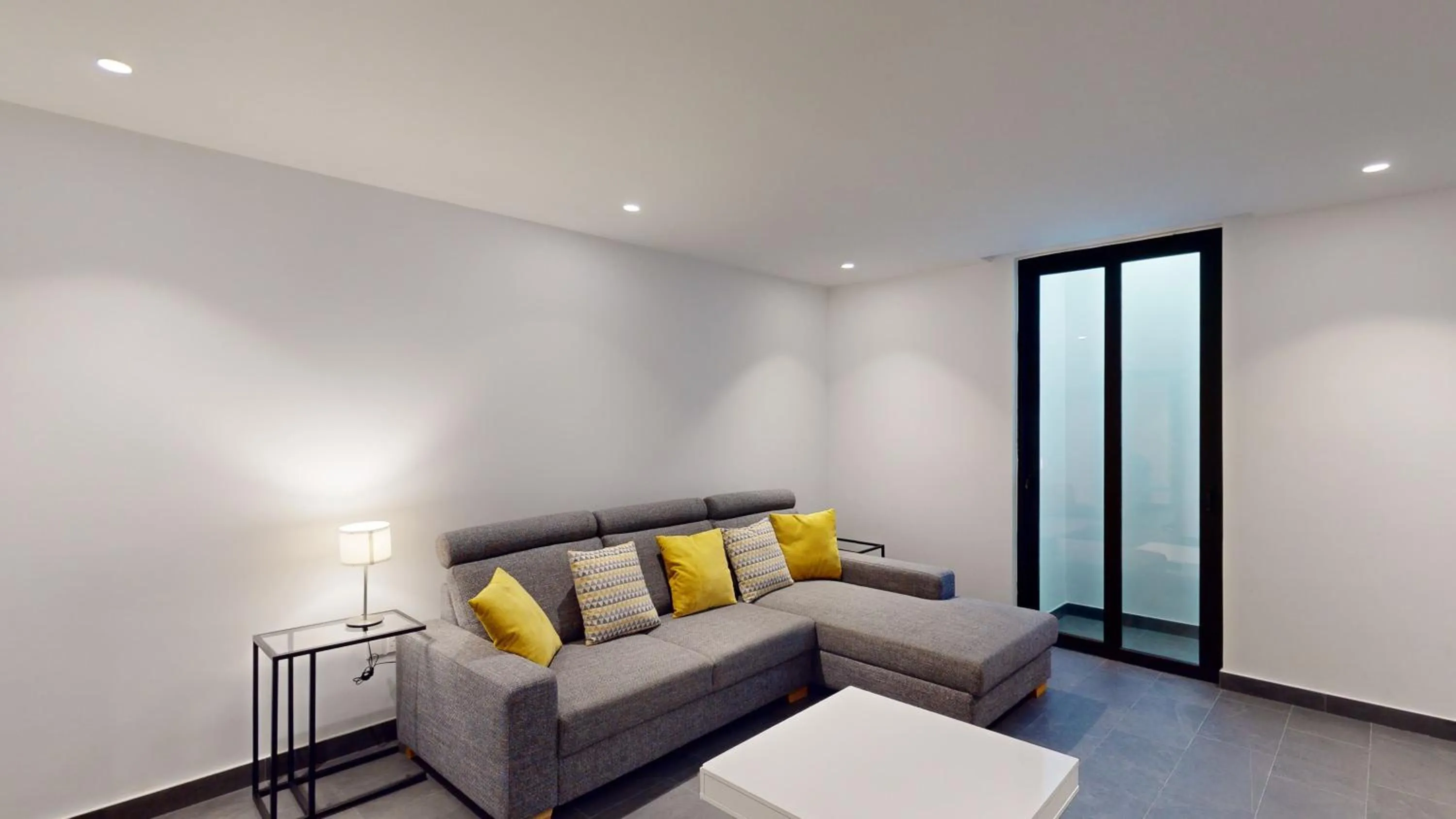 Living room in Periyiali Konnos Villas Beach Resort