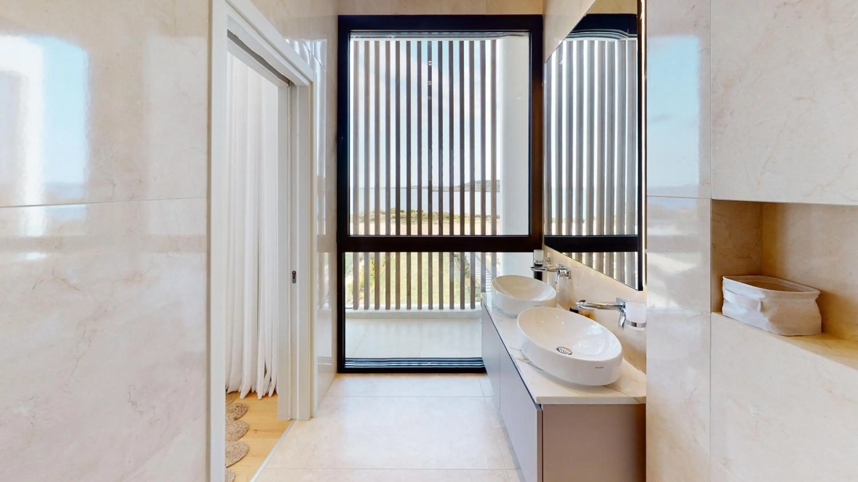 Toilet, Bed in Periyiali Konnos Villas Beach Resort