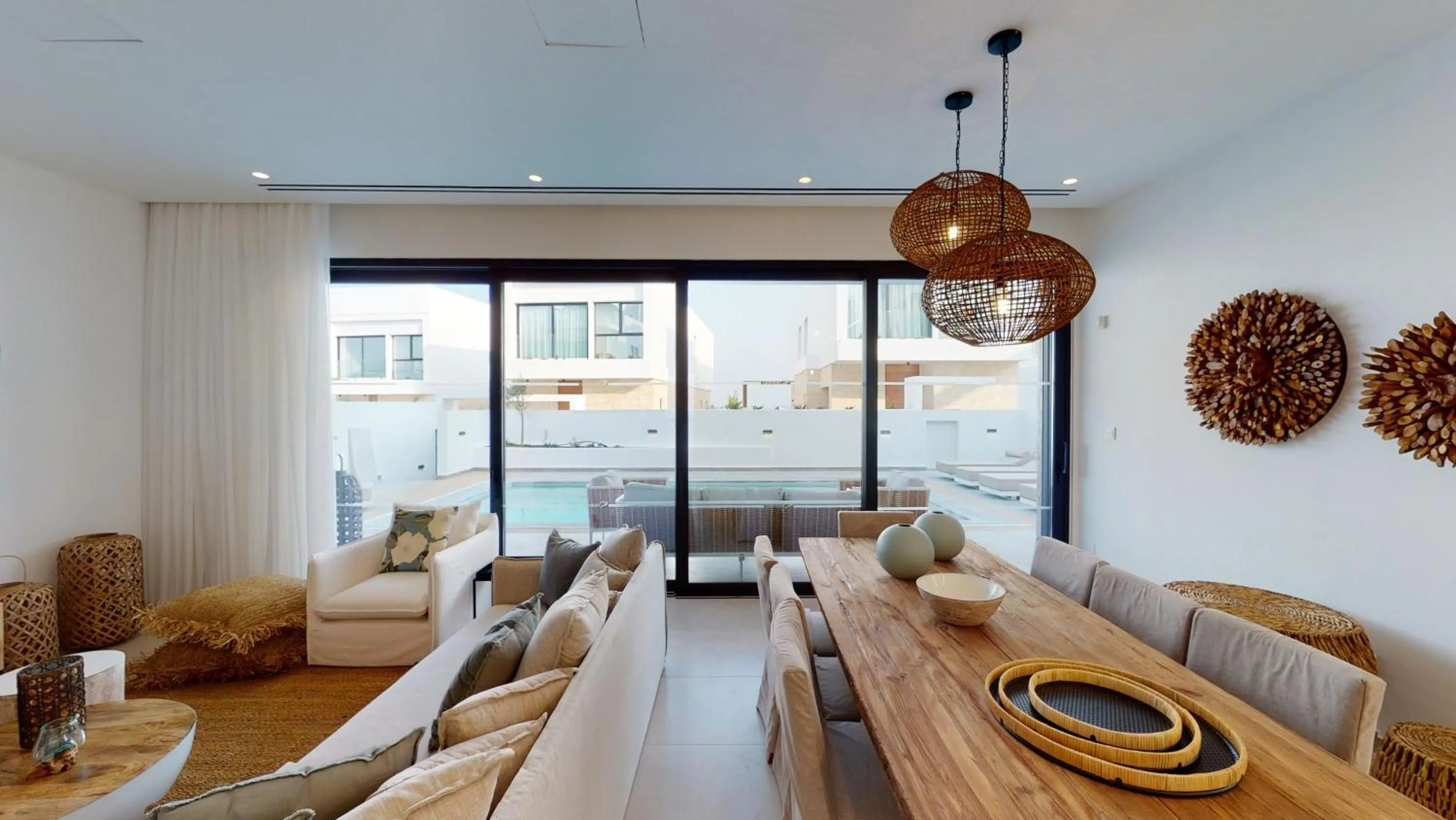 Living room in Periyiali Konnos Villas Beach Resort