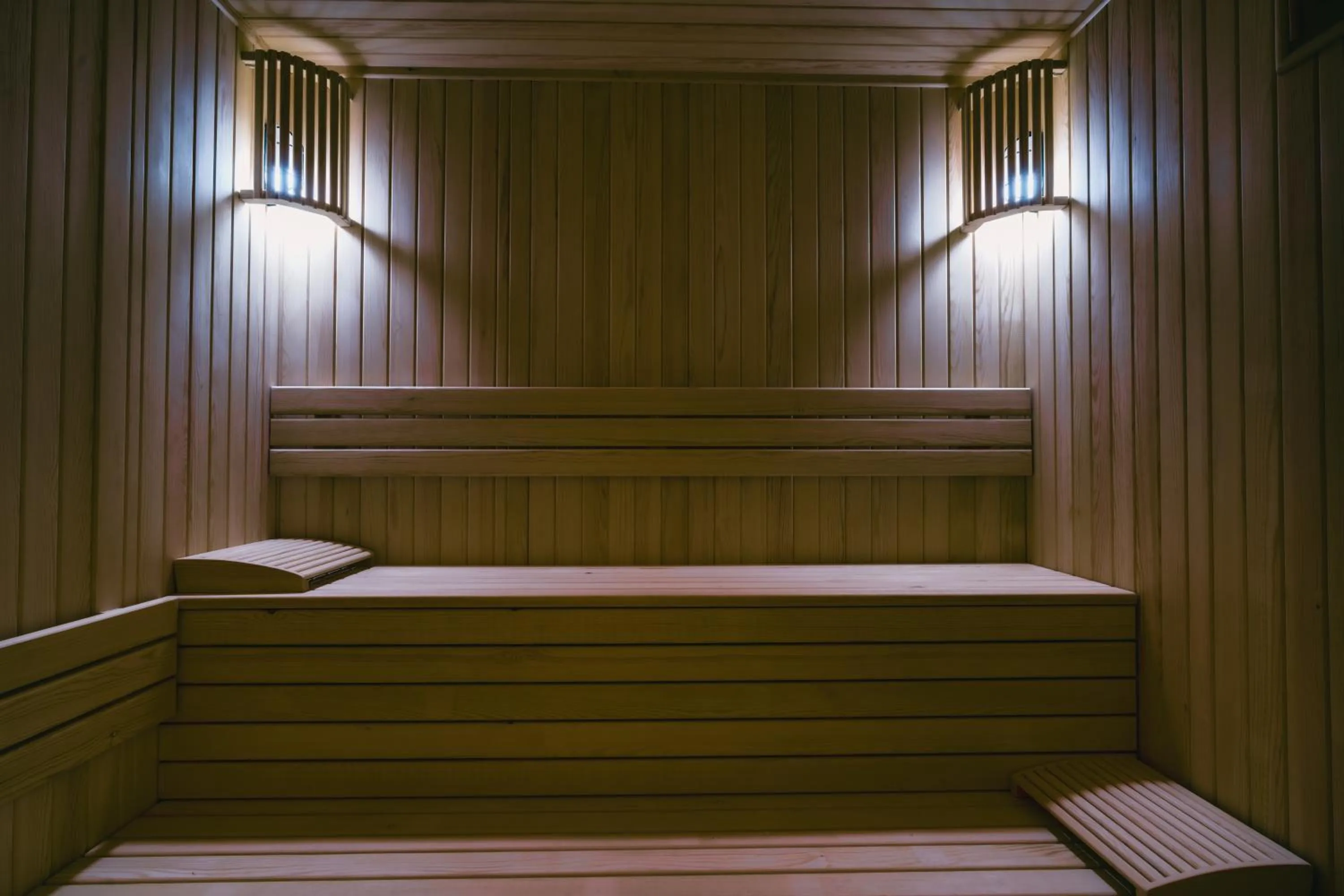 Sauna, Bed in Periyiali Konnos Villas Beach Resort