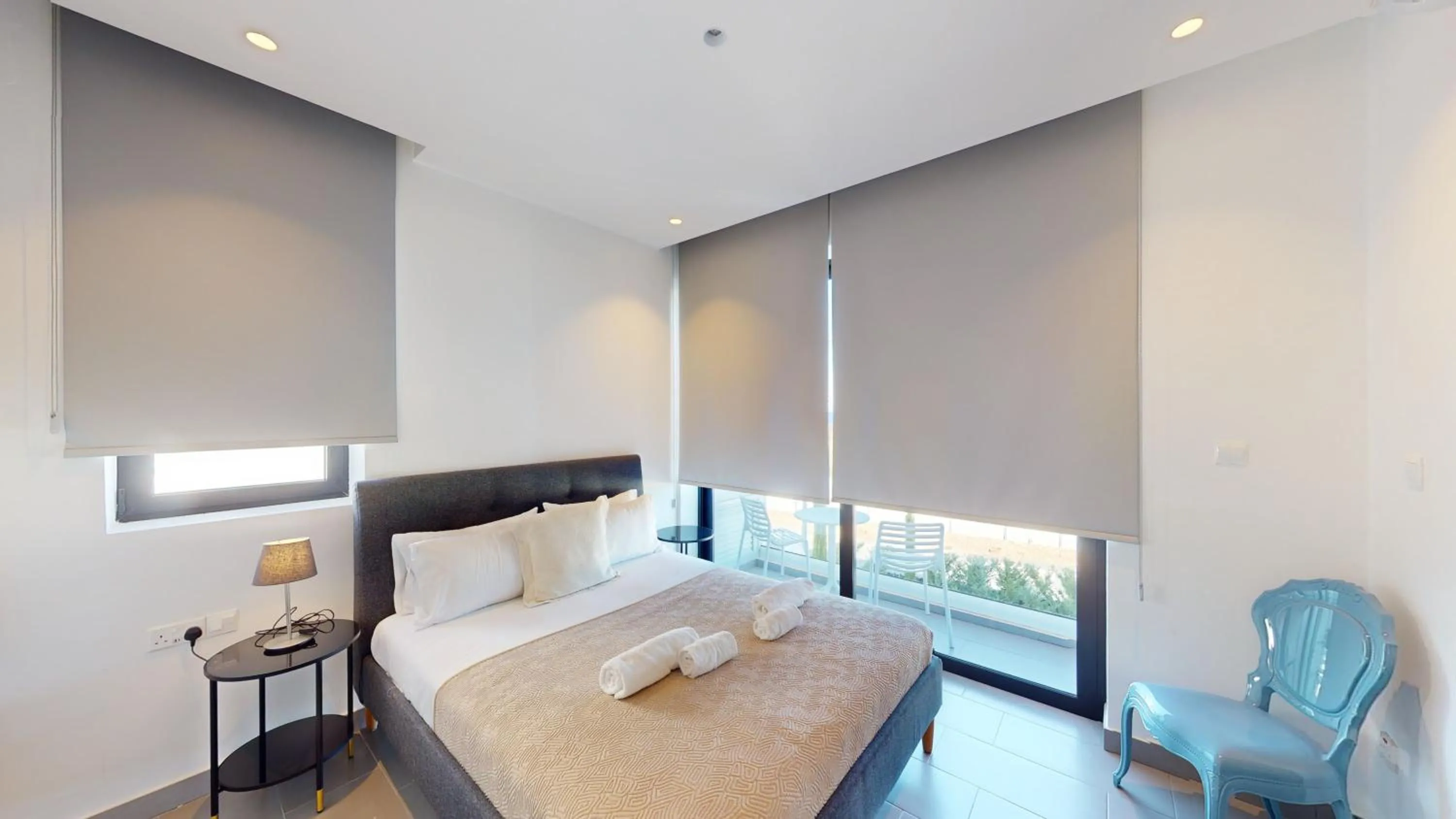 Bedroom, Bed in Periyiali Konnos Villas Beach Resort