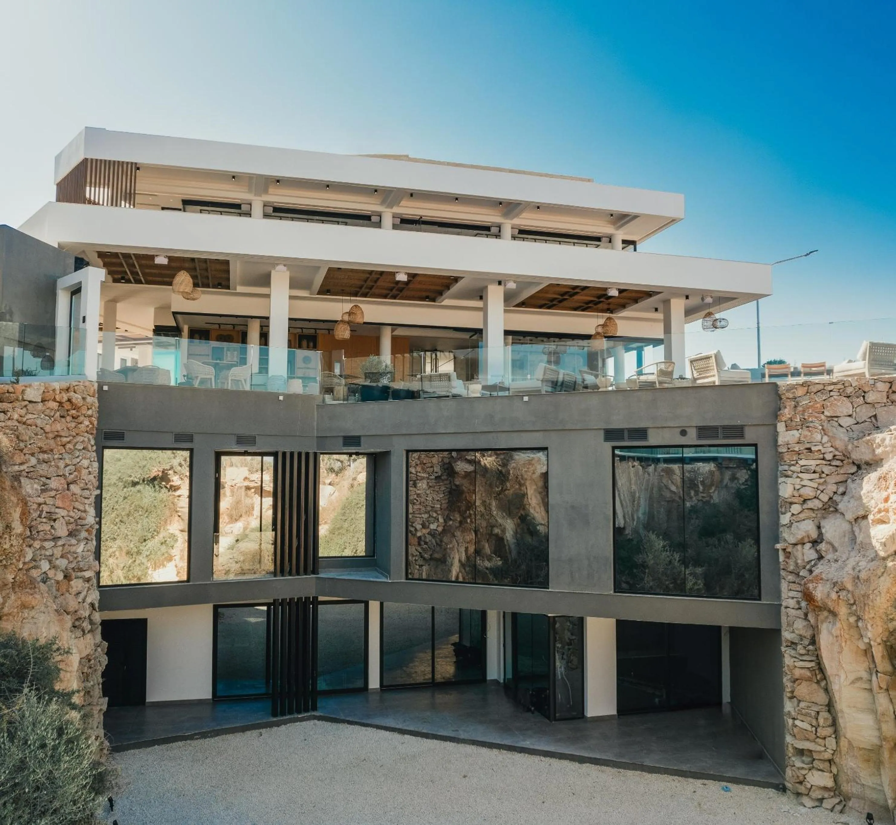 Property building in Periyiali Konnos Villas Beach Resort