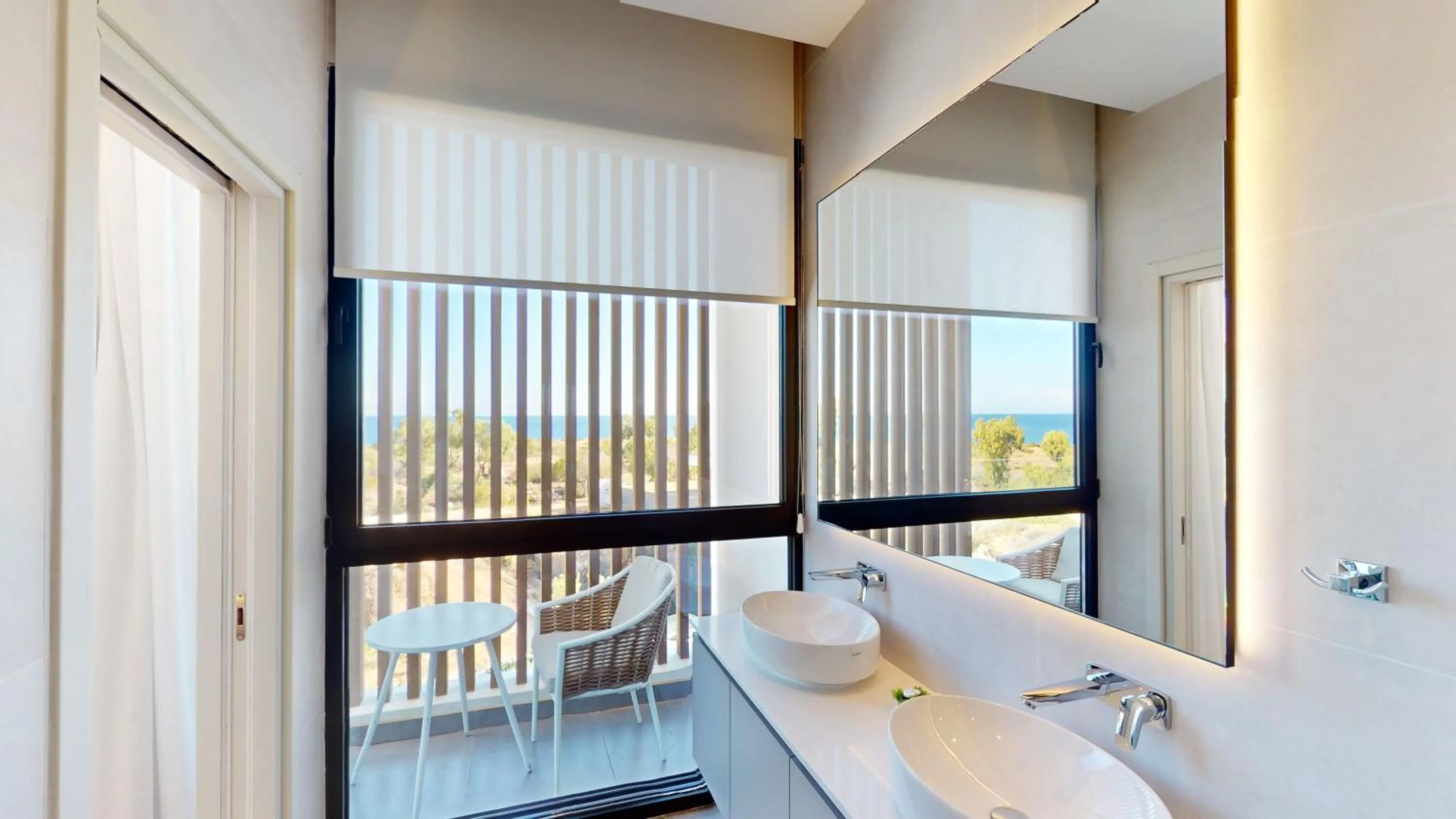 Bathroom in Periyiali Konnos Villas Beach Resort