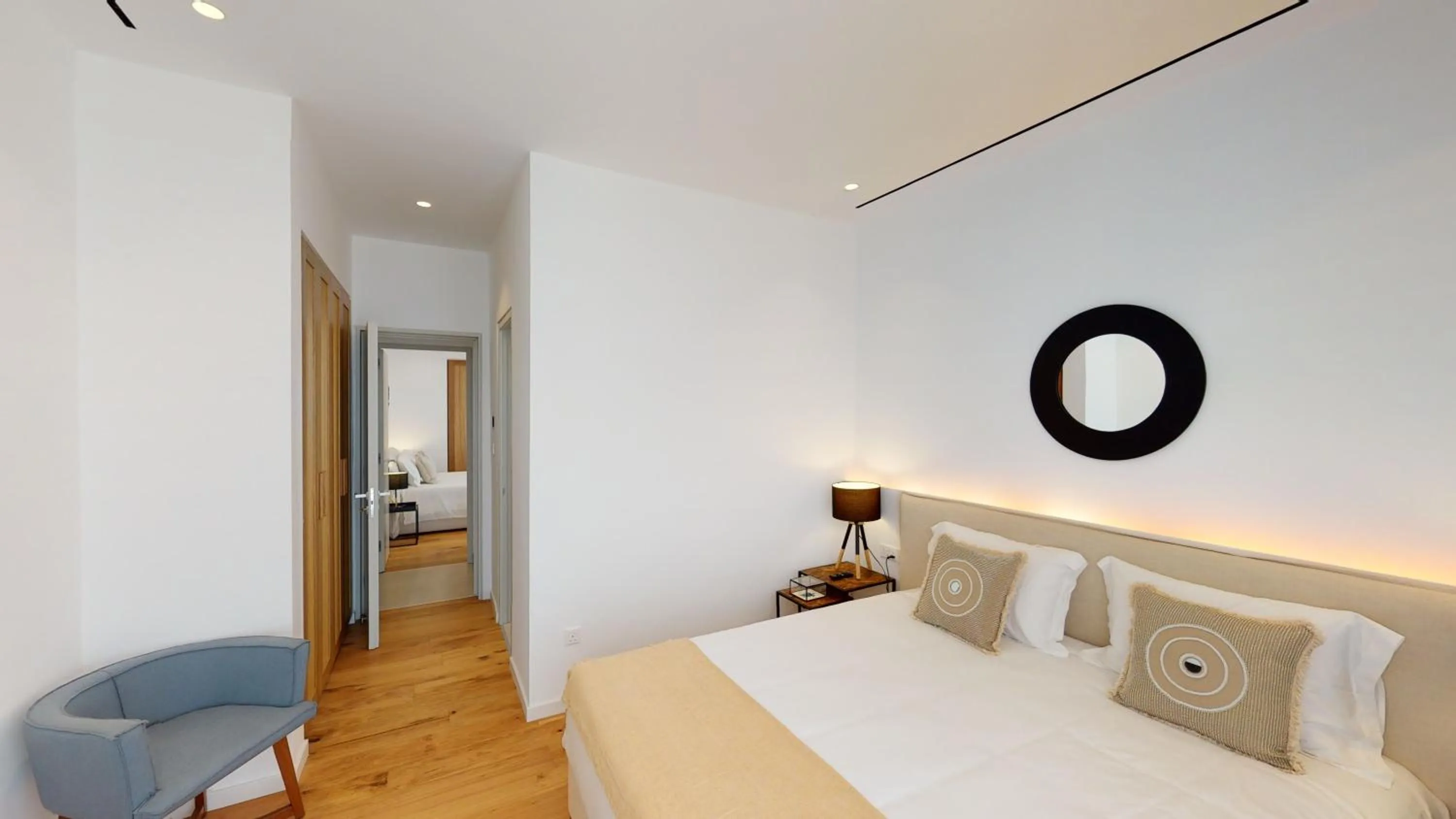 Bedroom, Bed in Periyiali Konnos Villas Beach Resort