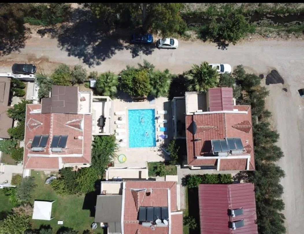 Bird's eye view in çileks apart otel