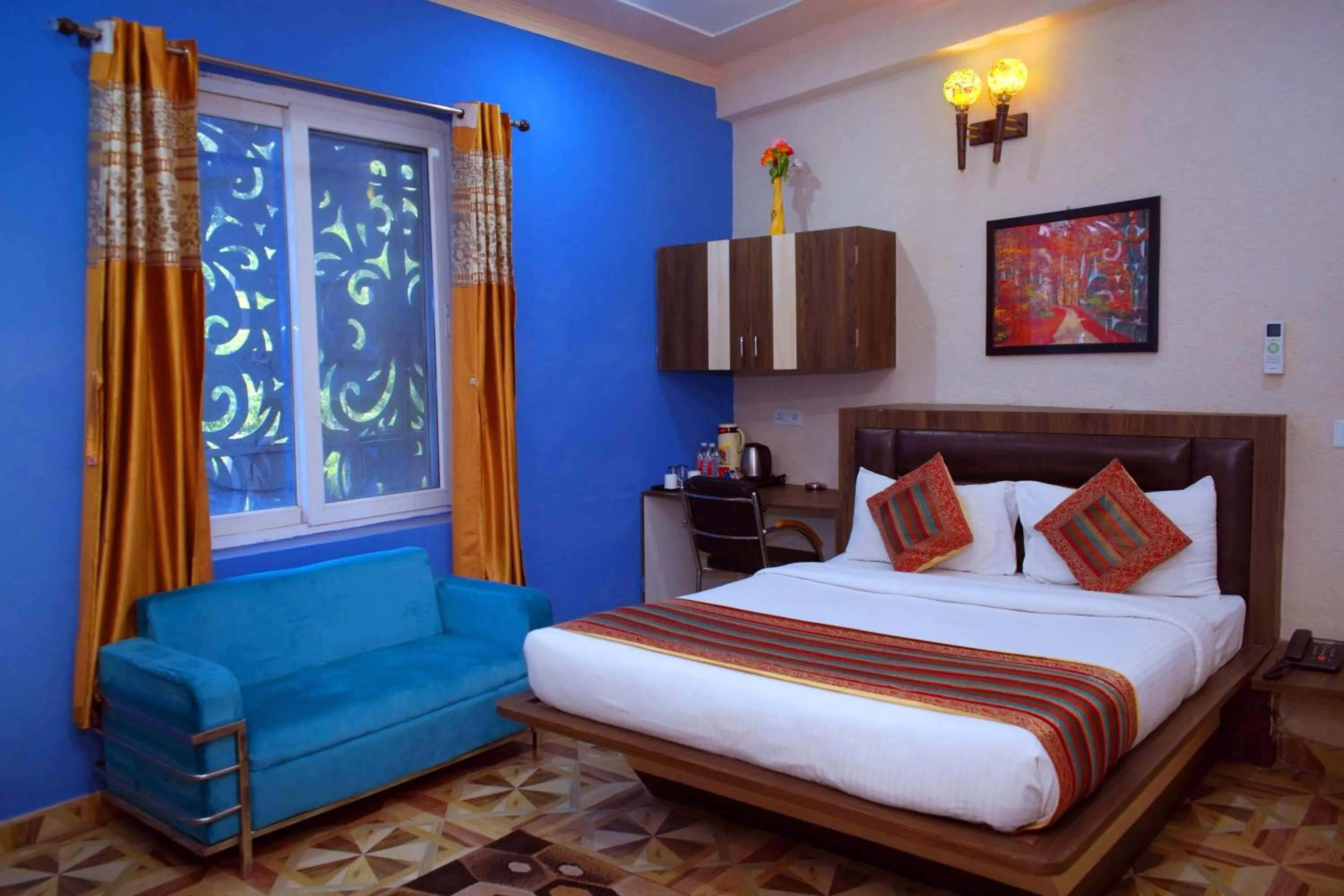 Bed in Hotel KB Palace