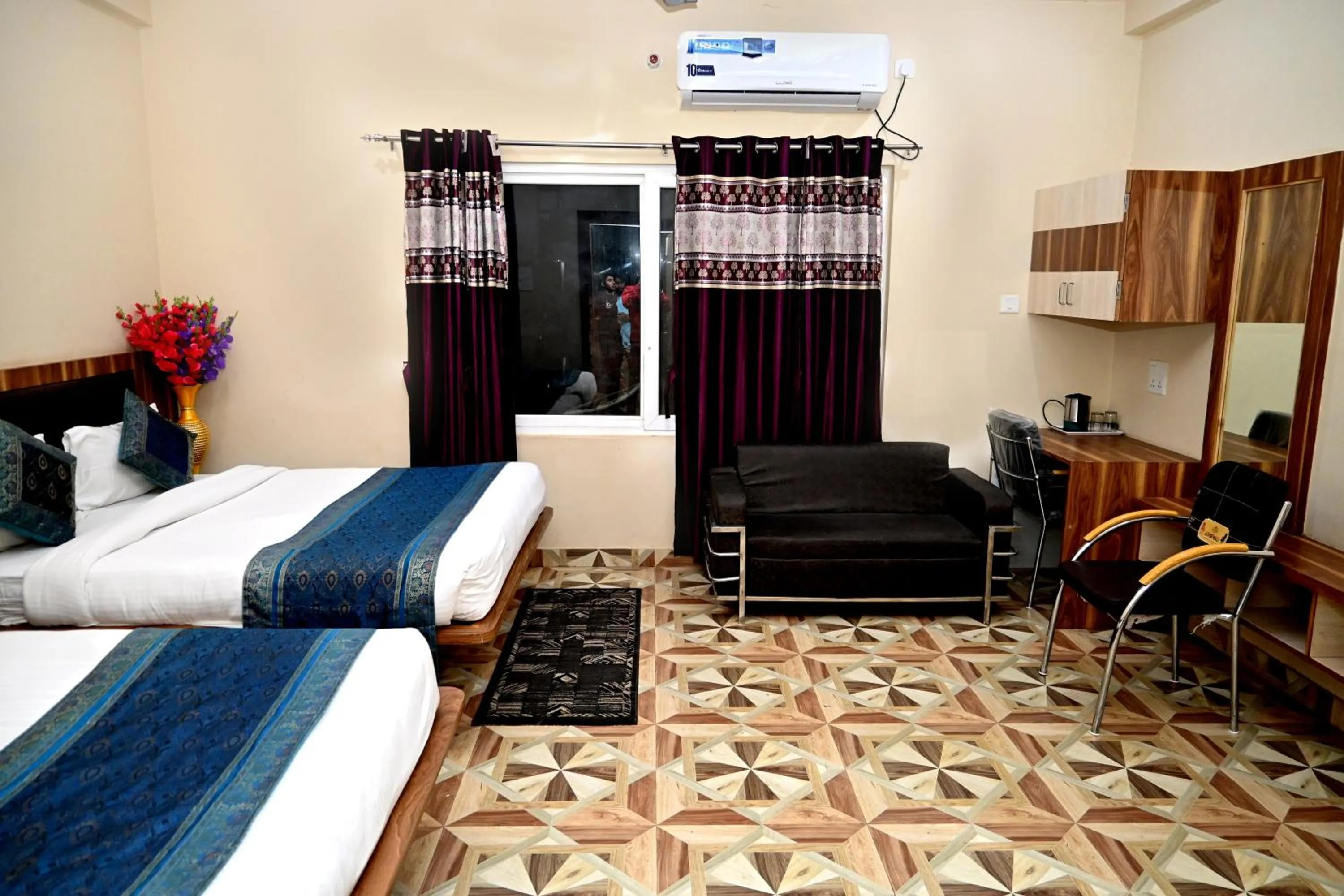 Bed in Hotel KB Palace