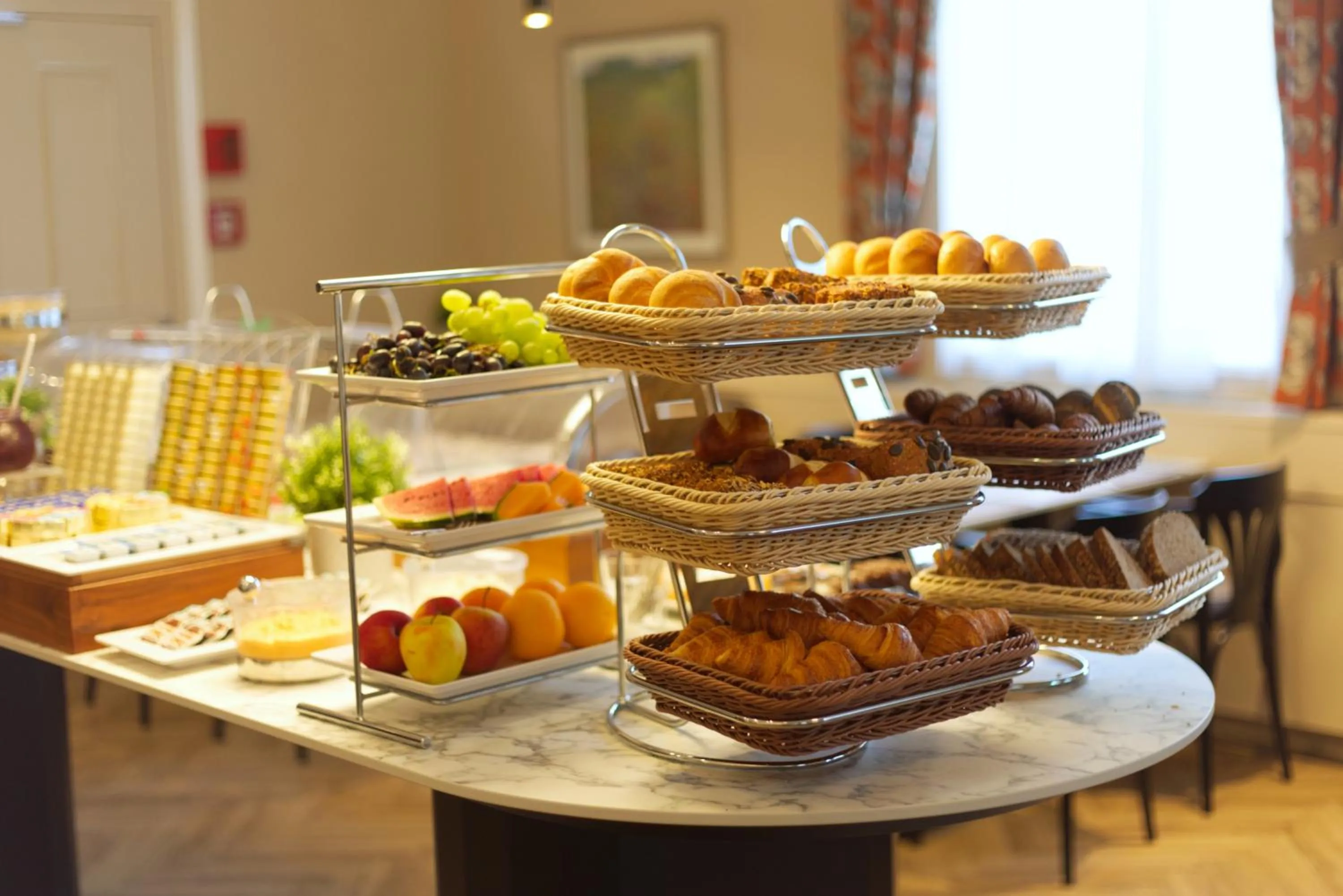 Buffet breakfast in Drei Kronen Hotel Wien City