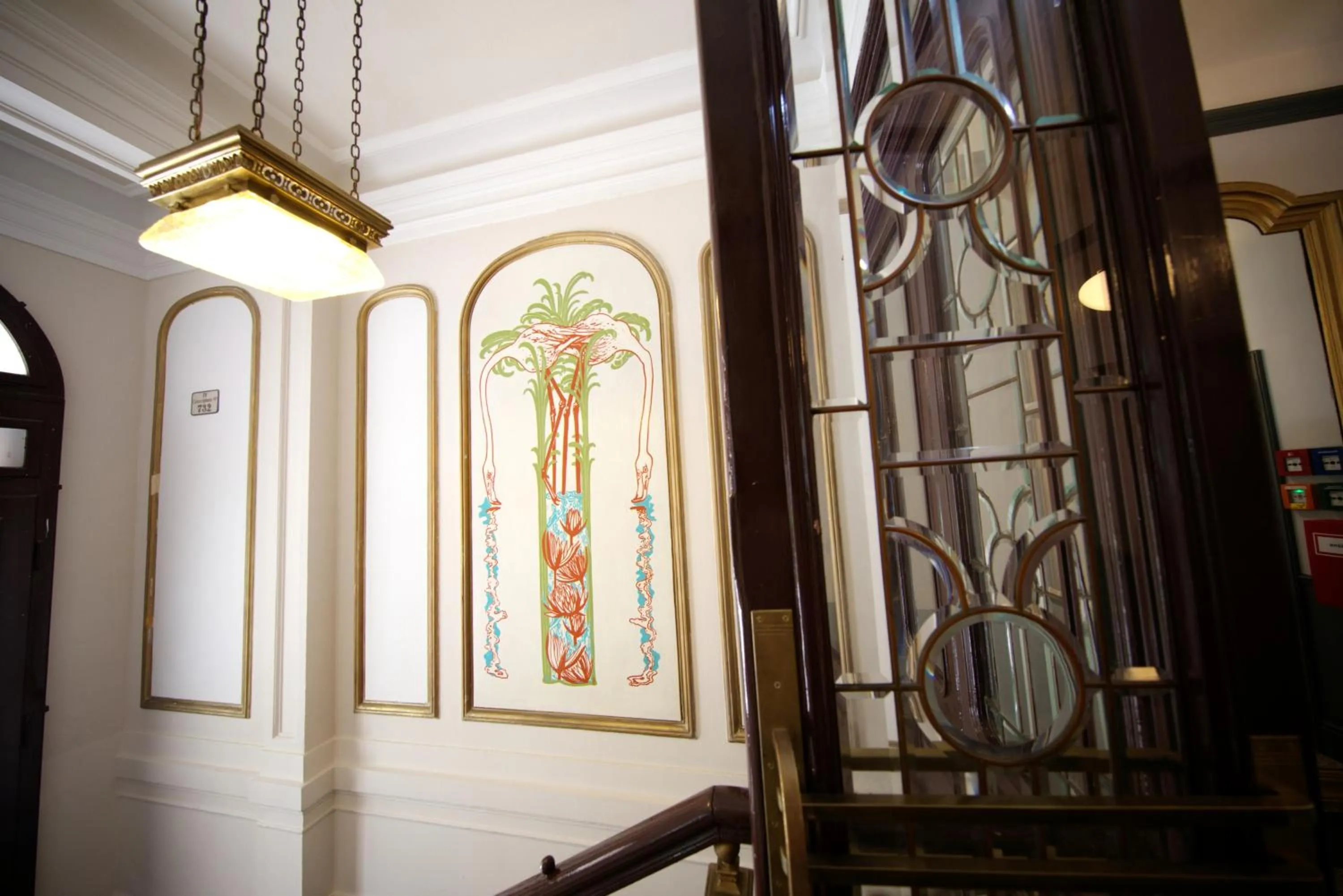 Decorative detail in Drei Kronen Hotel Wien City