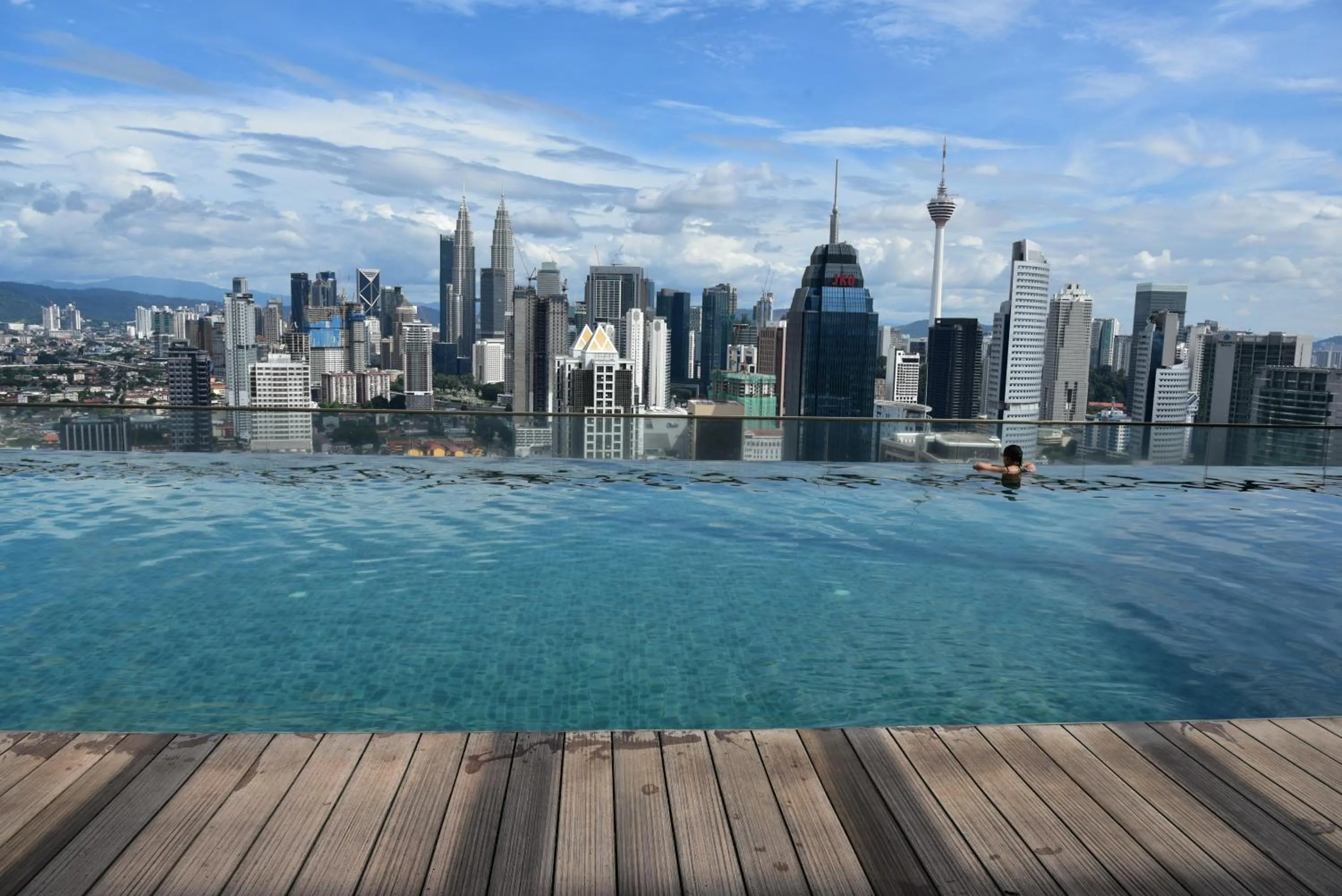 Swimming pool in Wonderful KLCC View at Regalia Suites