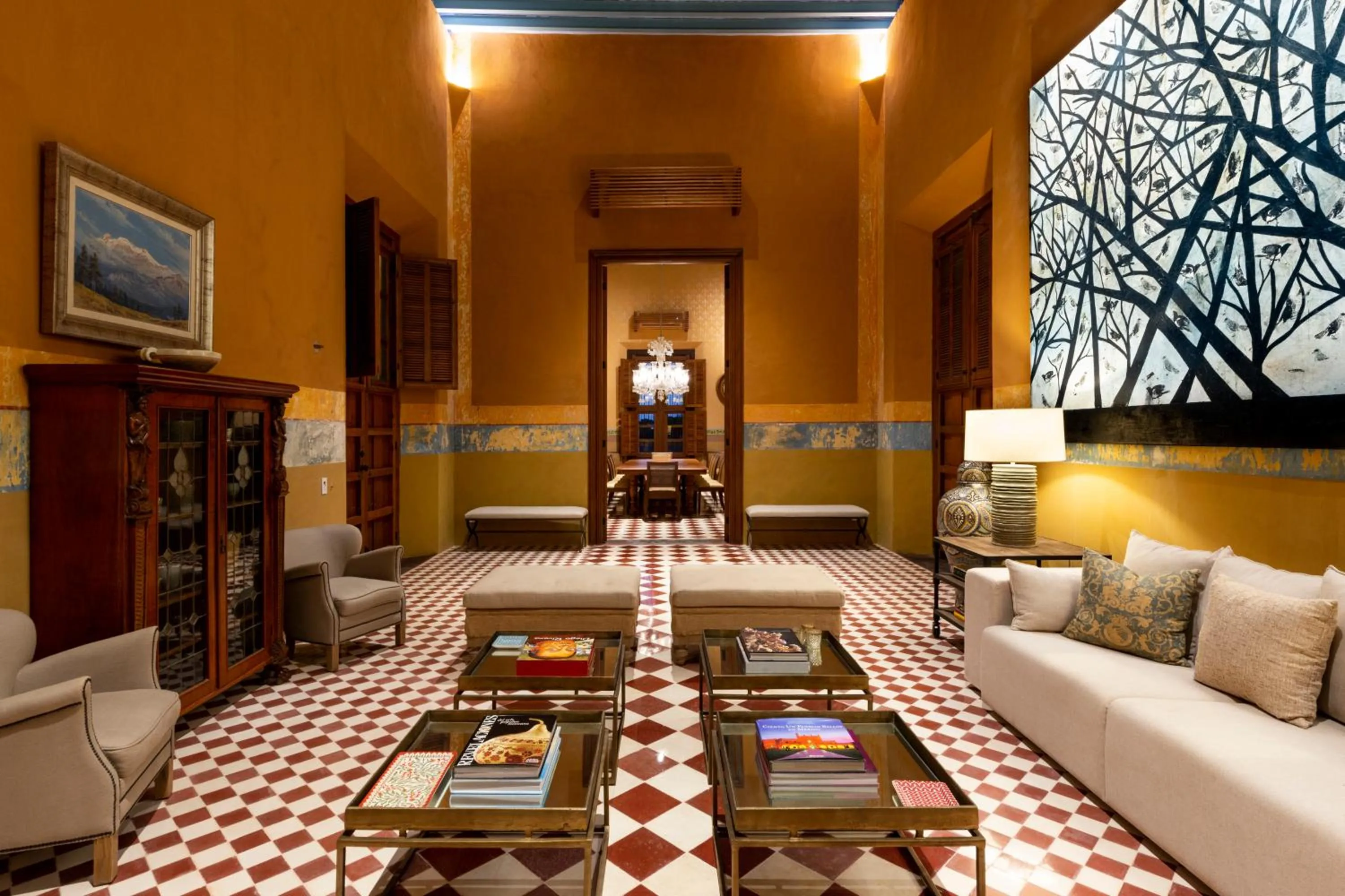 Living room in Hacienda San Antonio Hool