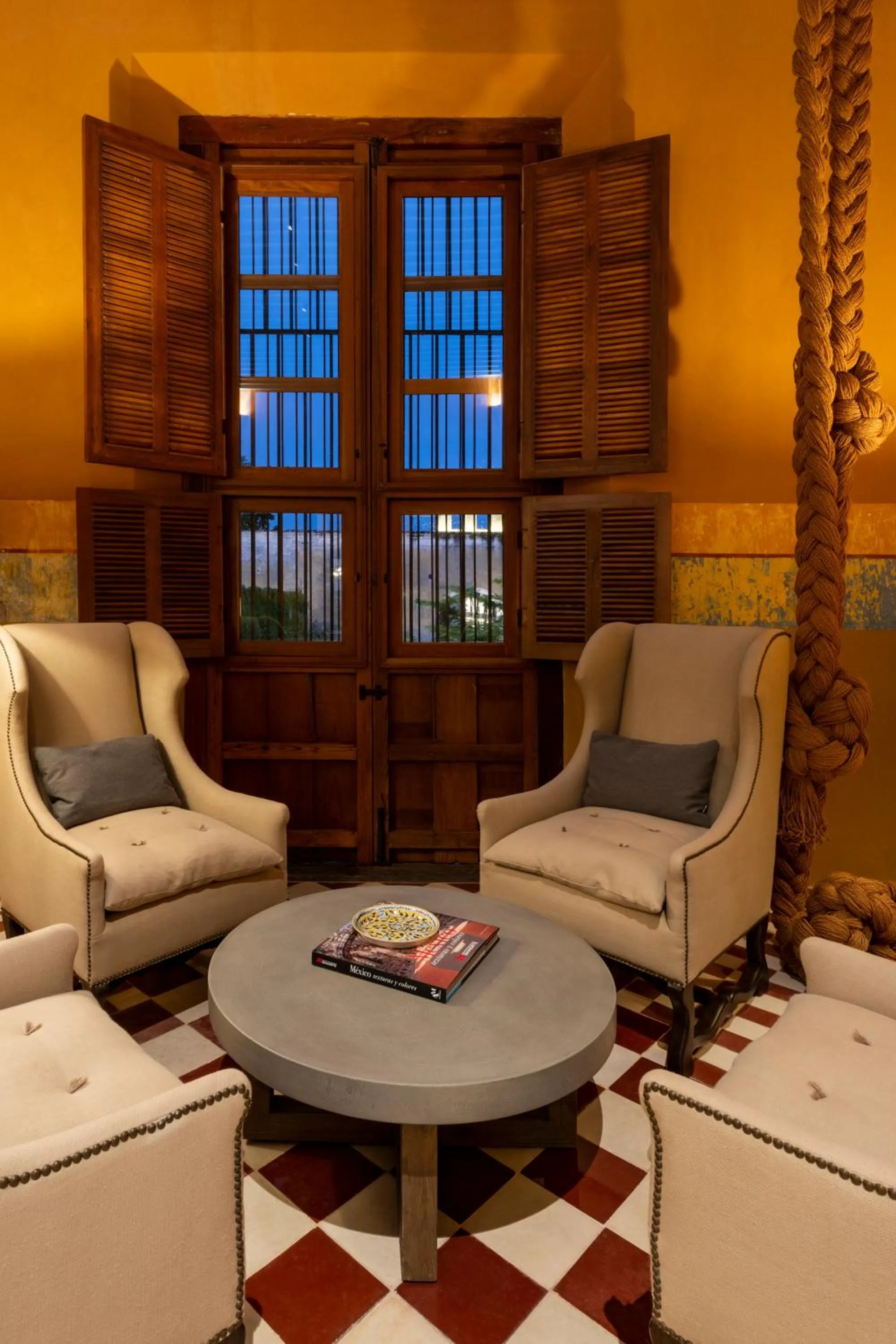 Living room in Hacienda San Antonio Hool