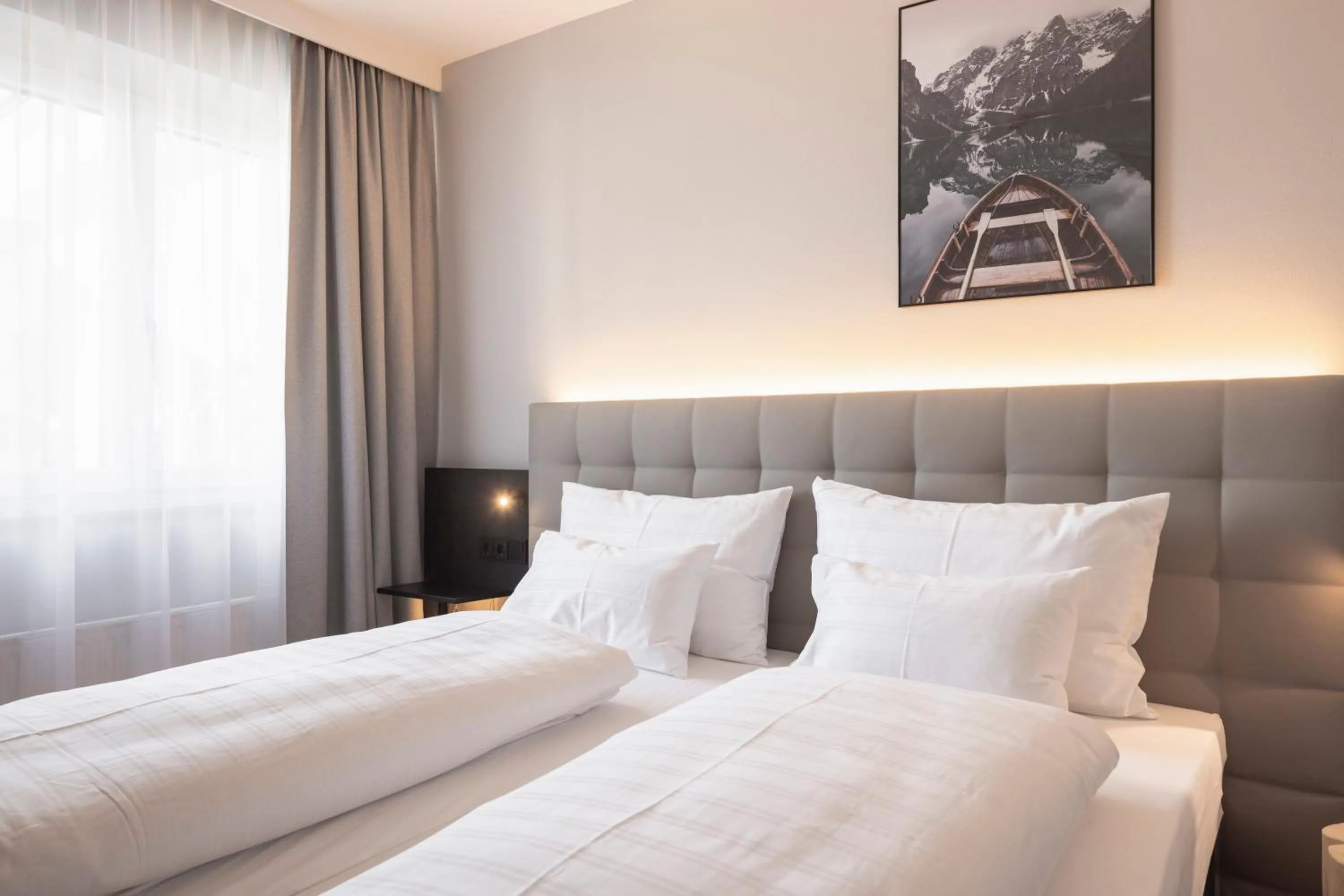 Bed in Stadthotel Goldenes Schiff