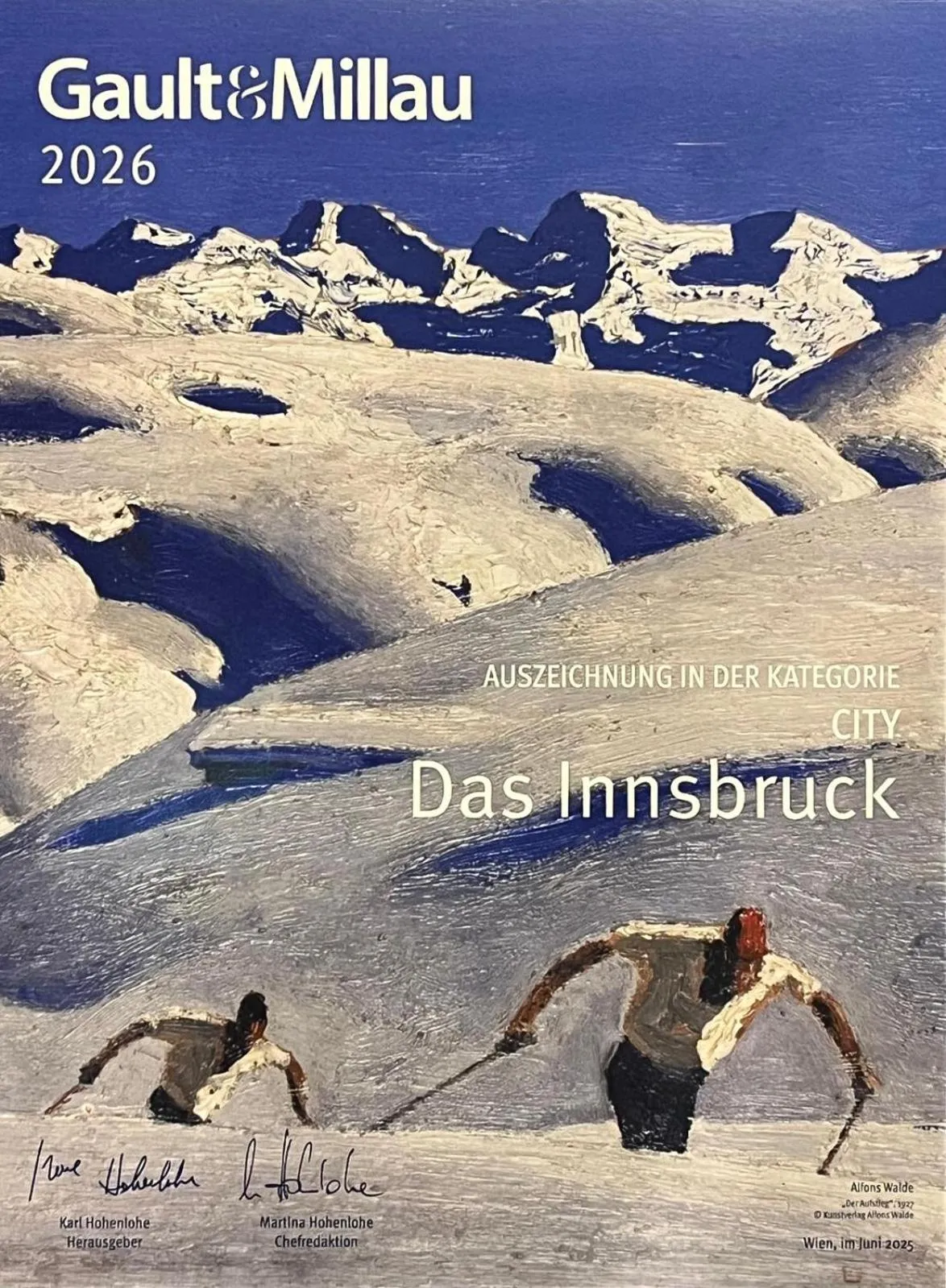 Certificate/Award in Hotel Innsbruck