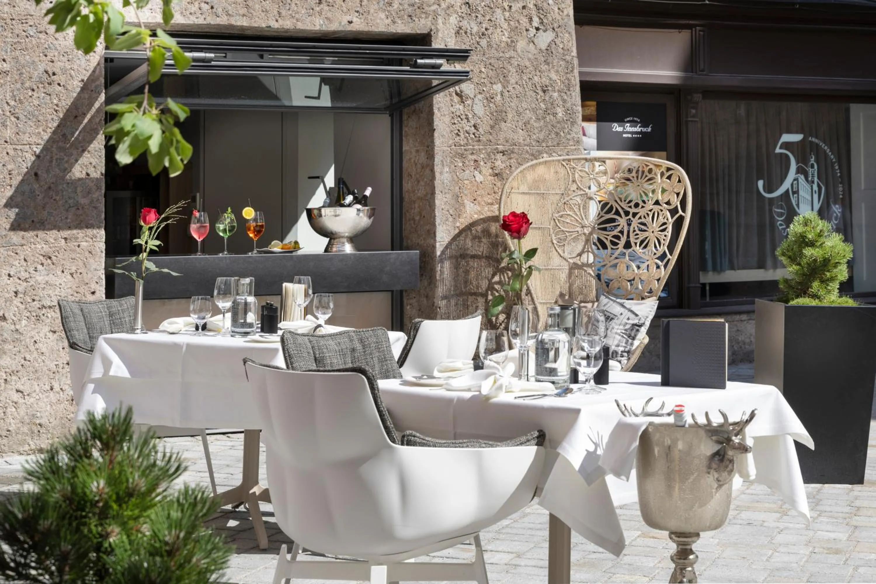 Balcony/Terrace in Hotel Innsbruck