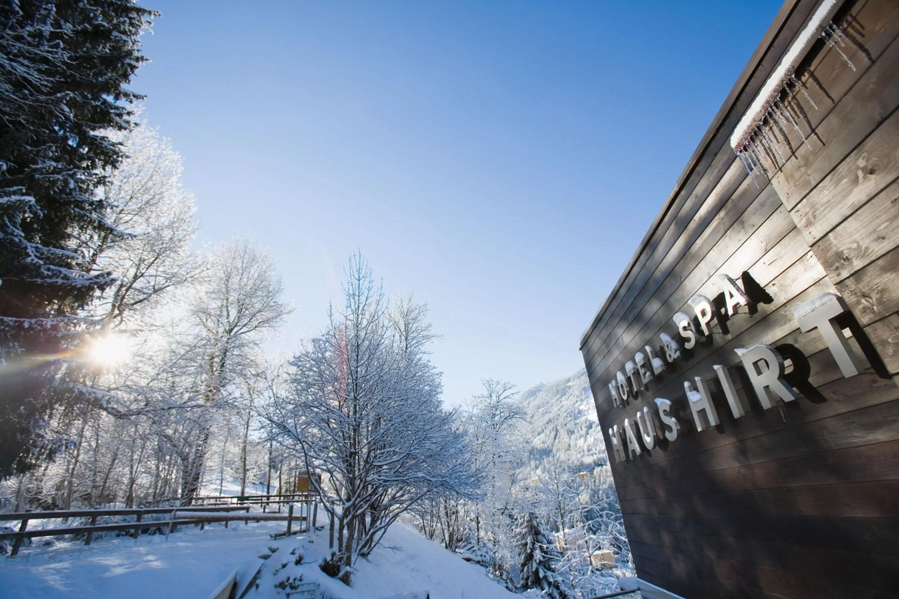 Property building in Alpine Spa Hotel Haus Hirt