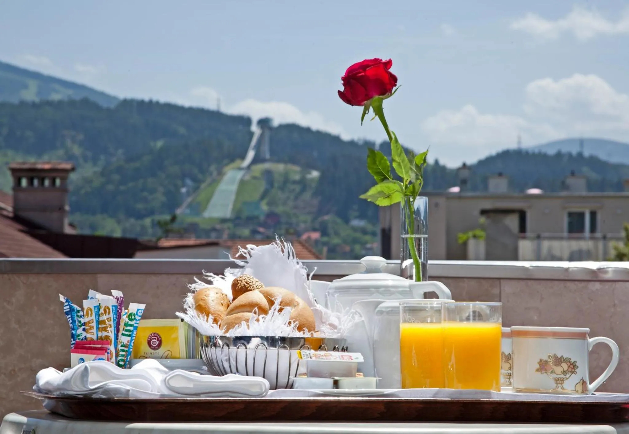 View (from property/room) in Hotel Neue Post I self check-in