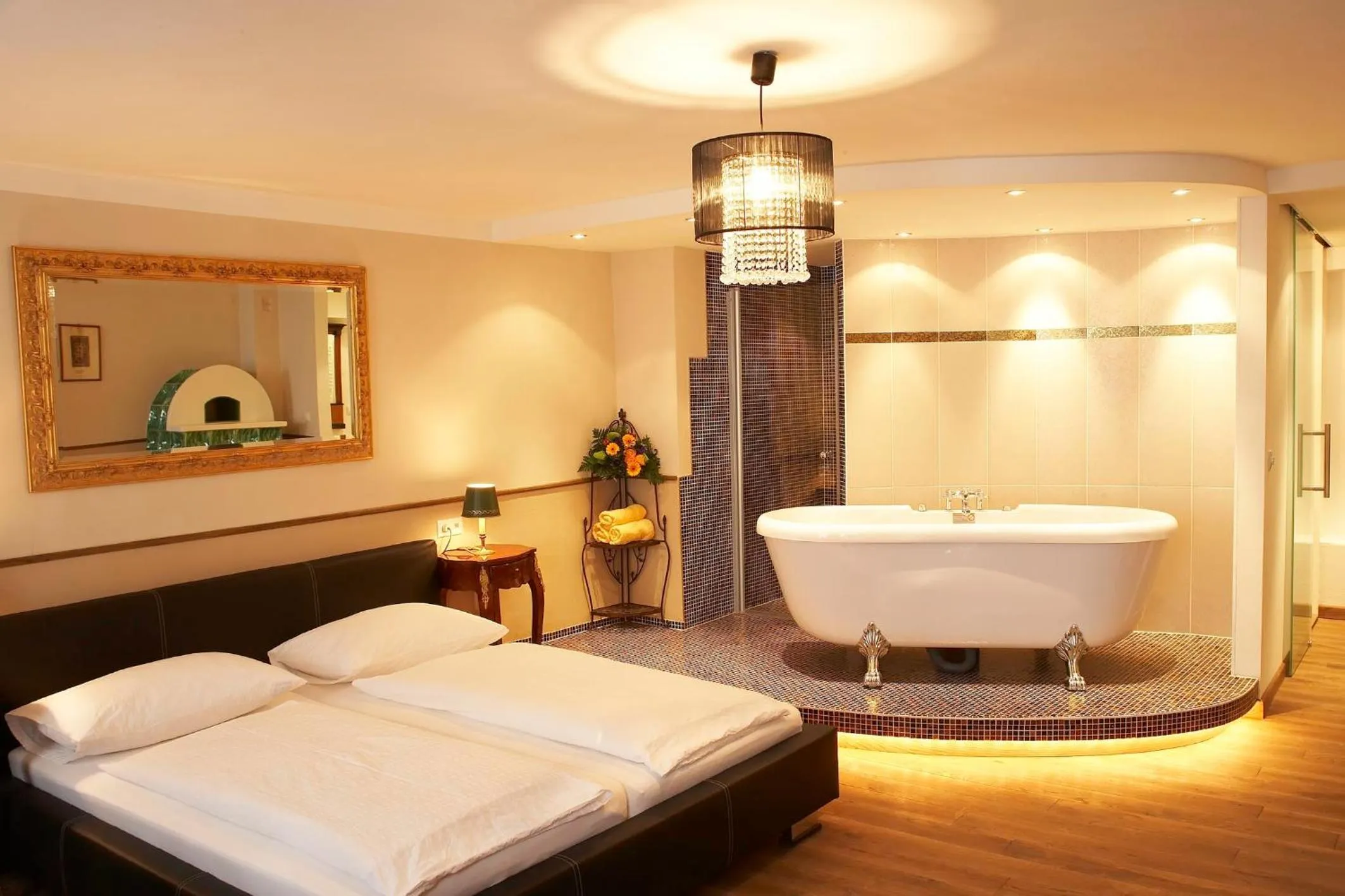 Bed in Altstadthotel Kasererbräu