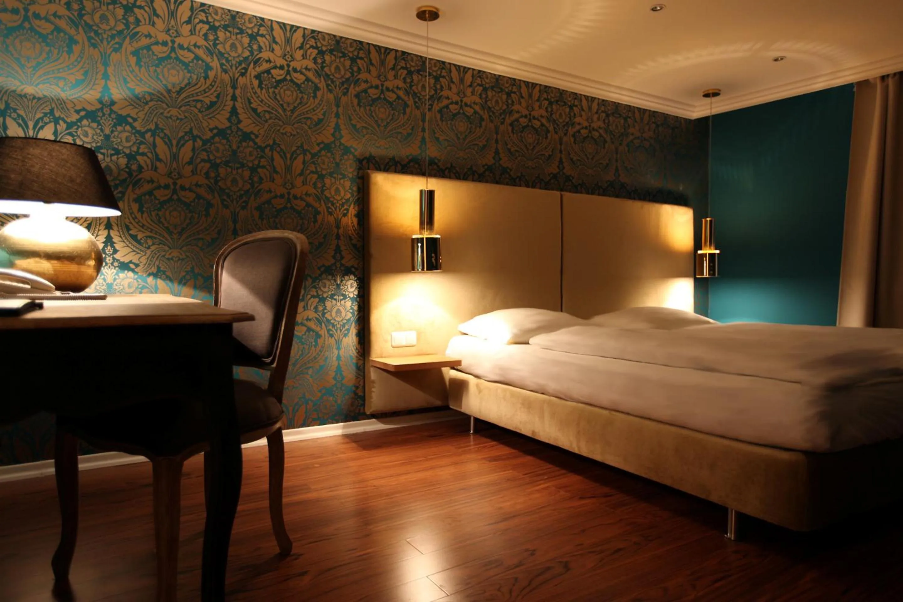 Bed in Altstadthotel Kasererbräu