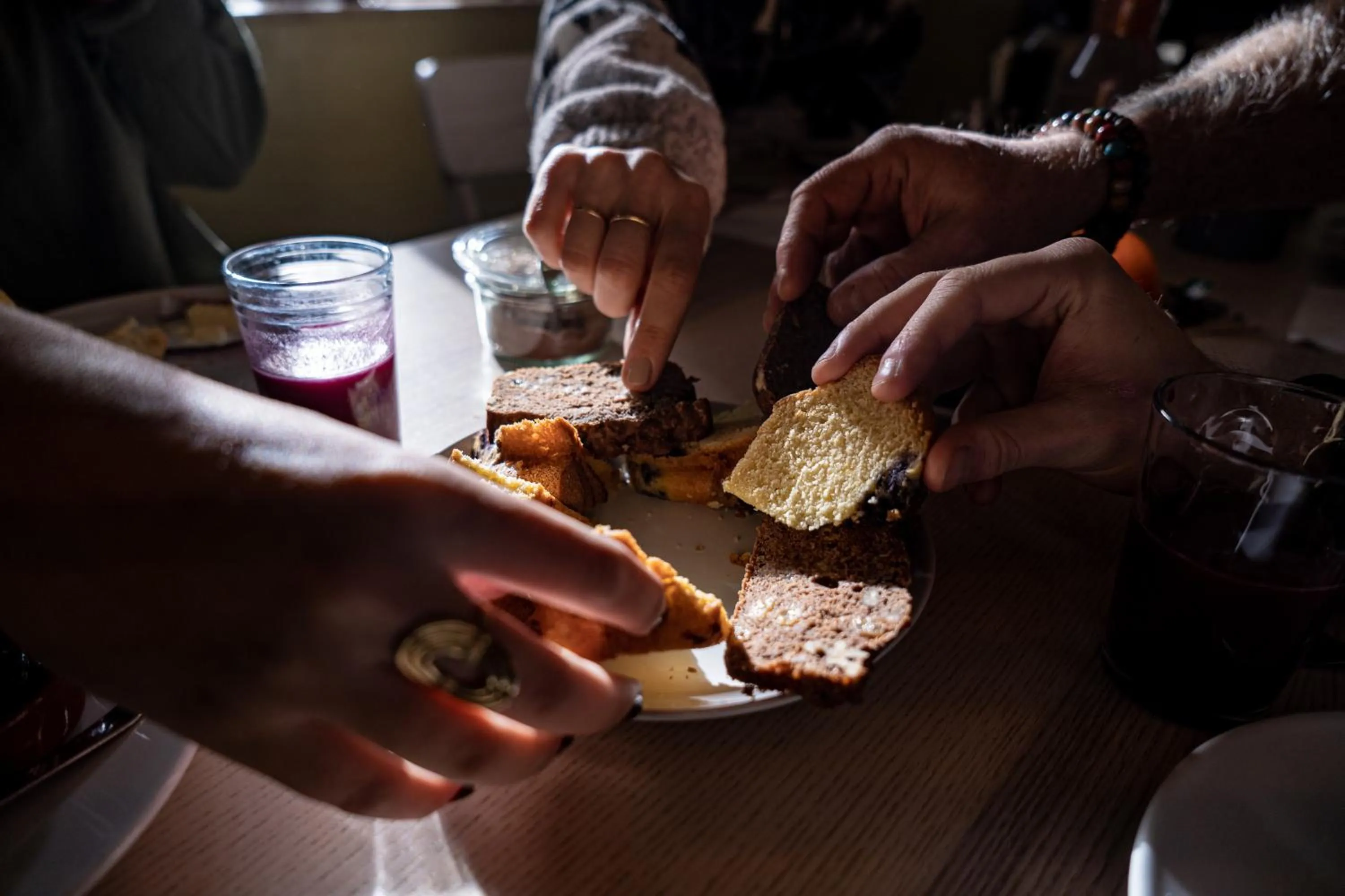 People in Gite Auberge Les Cascades