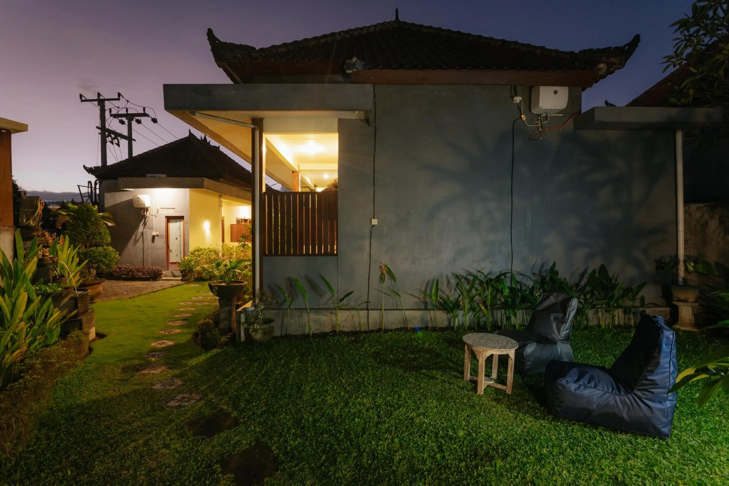 Garden in BUBU CANGGU Guesthouse