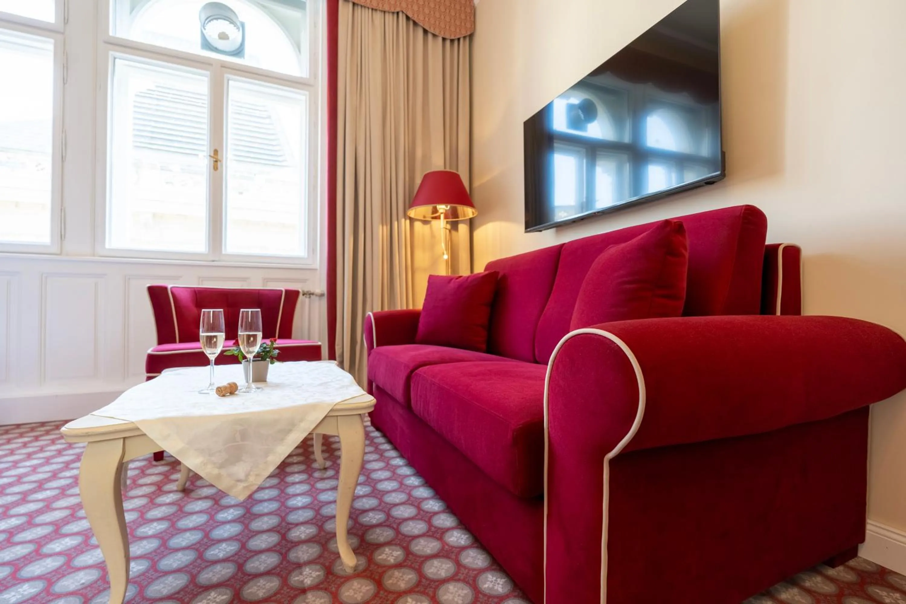 Living room in Aviano Boutique Hotel