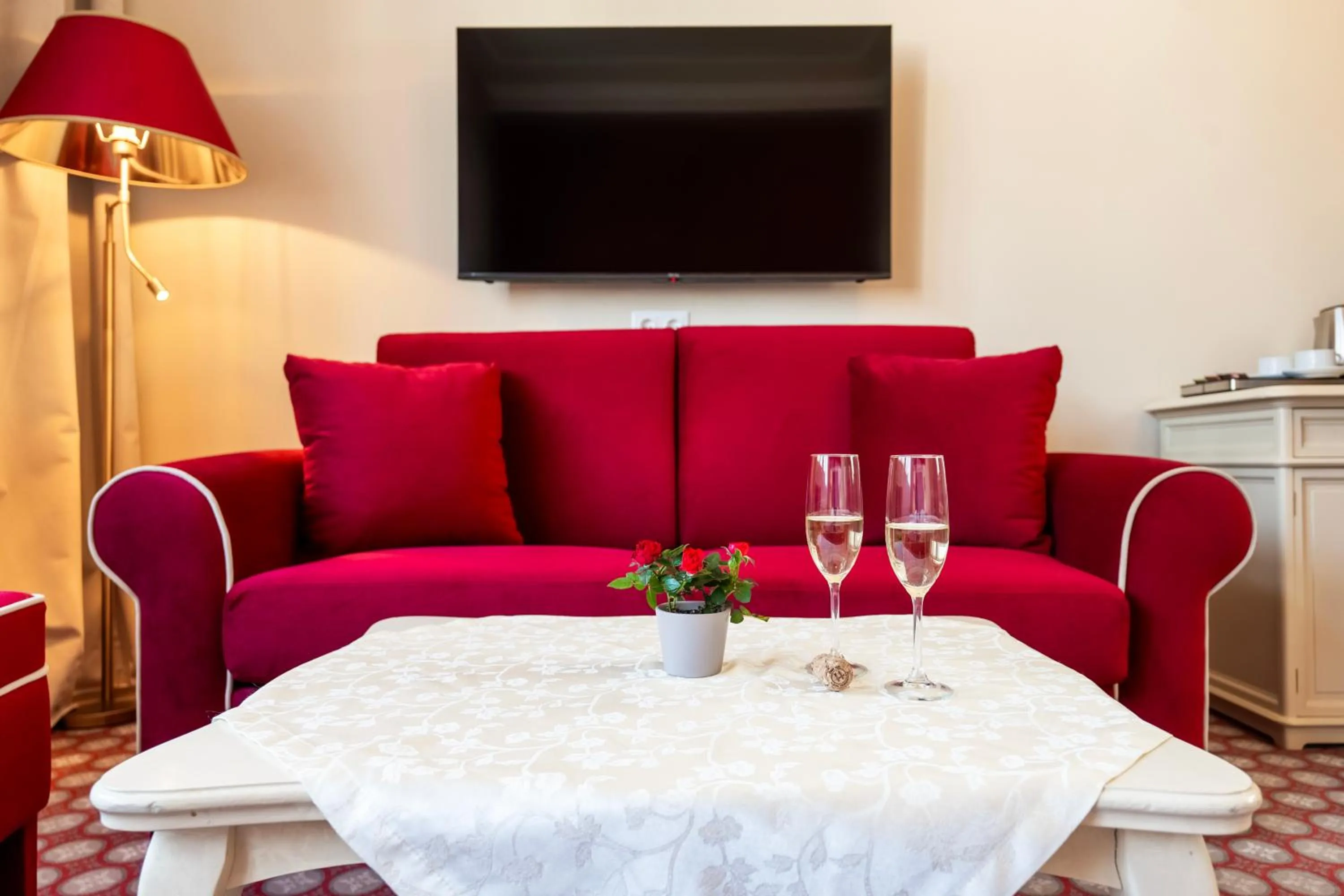 Living room in Aviano Boutique Hotel