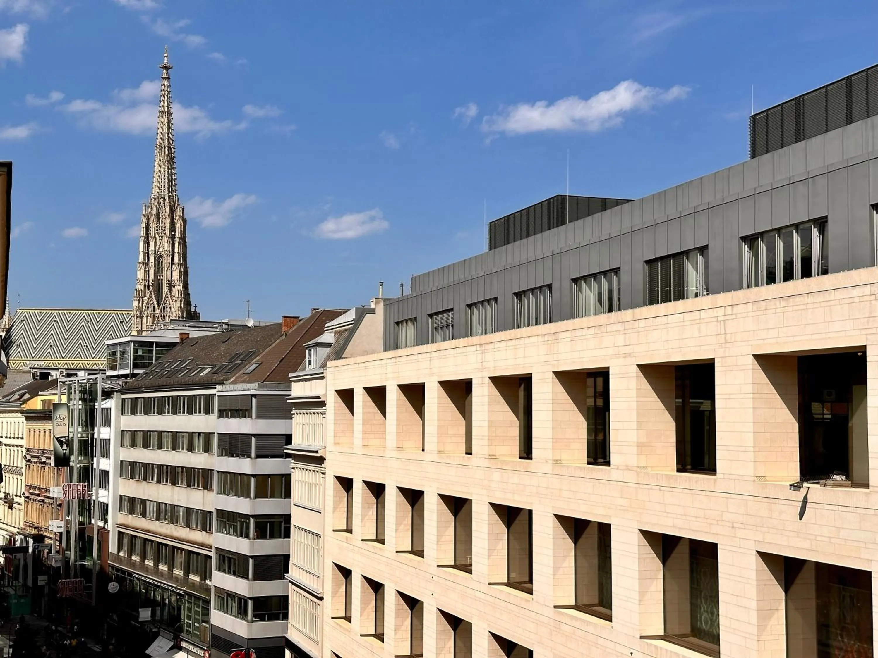 City view in Aviano Boutique Hotel