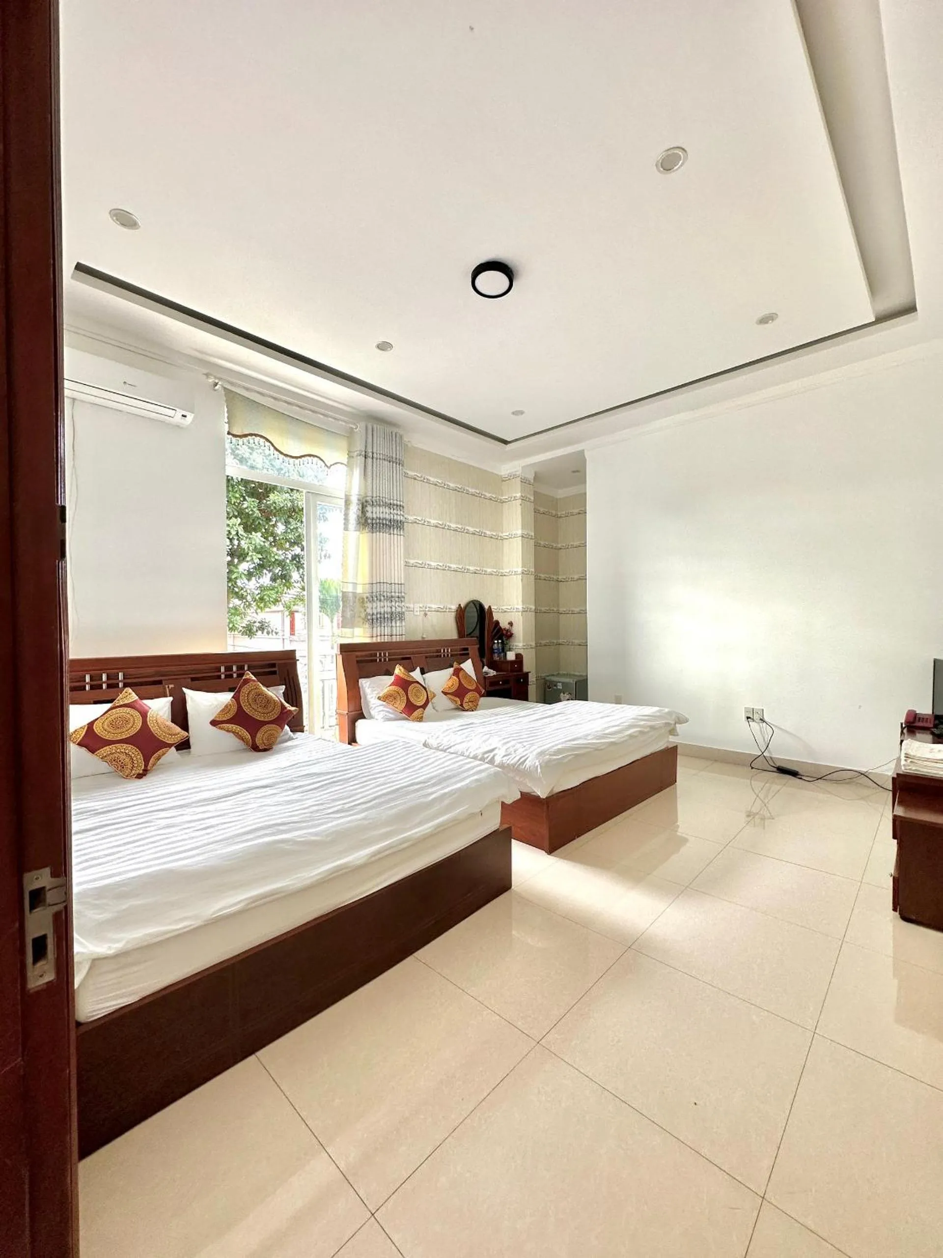 Photo of the whole room, Bed in Hoàng Anh hotel