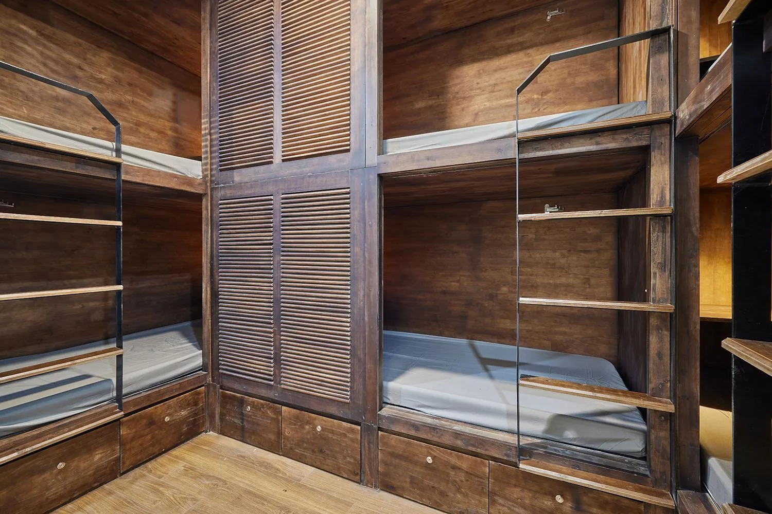 Bedroom, Bed in The Garden Capsule Hotel