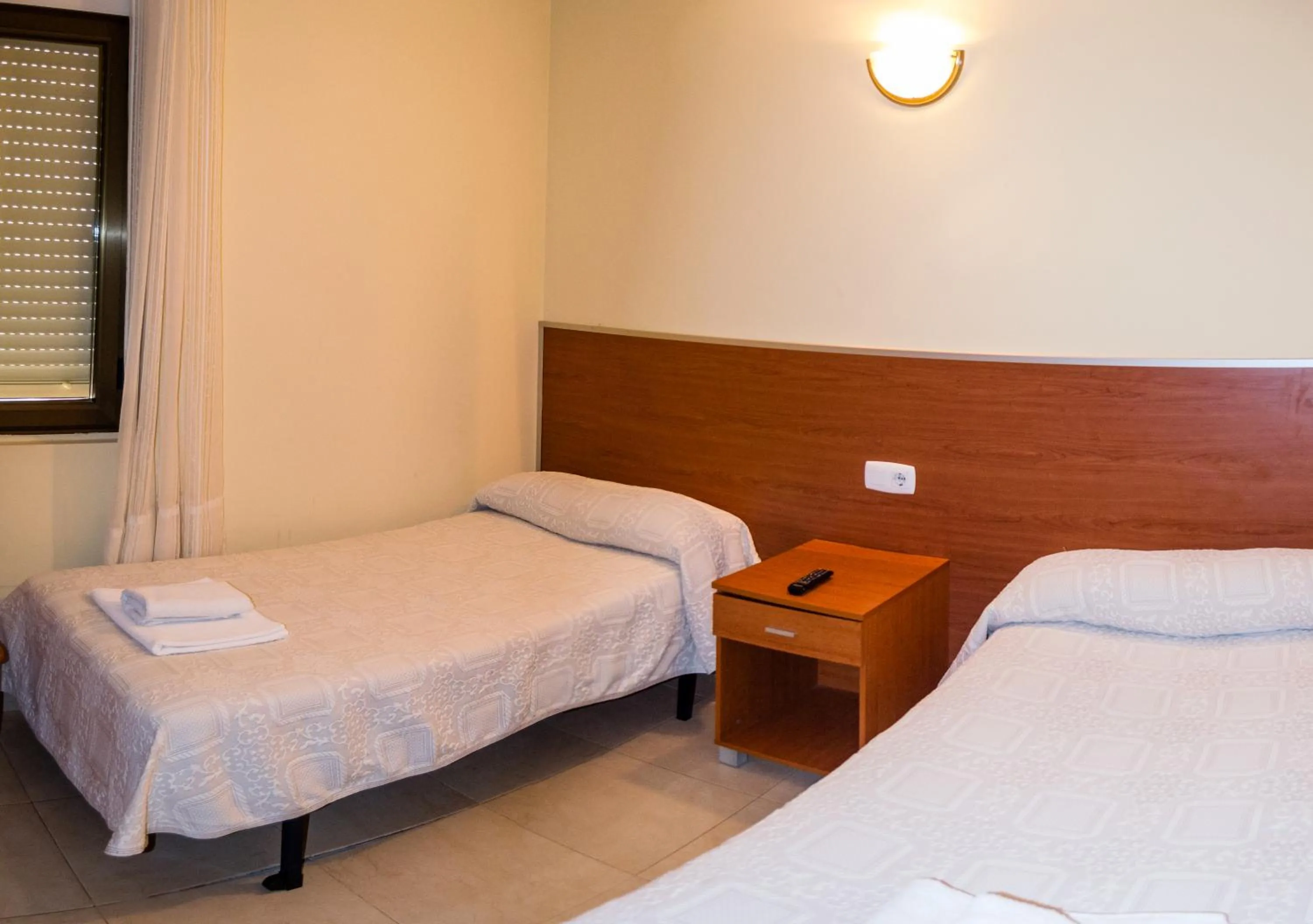 Bed in El Roble Hotel Restaurante