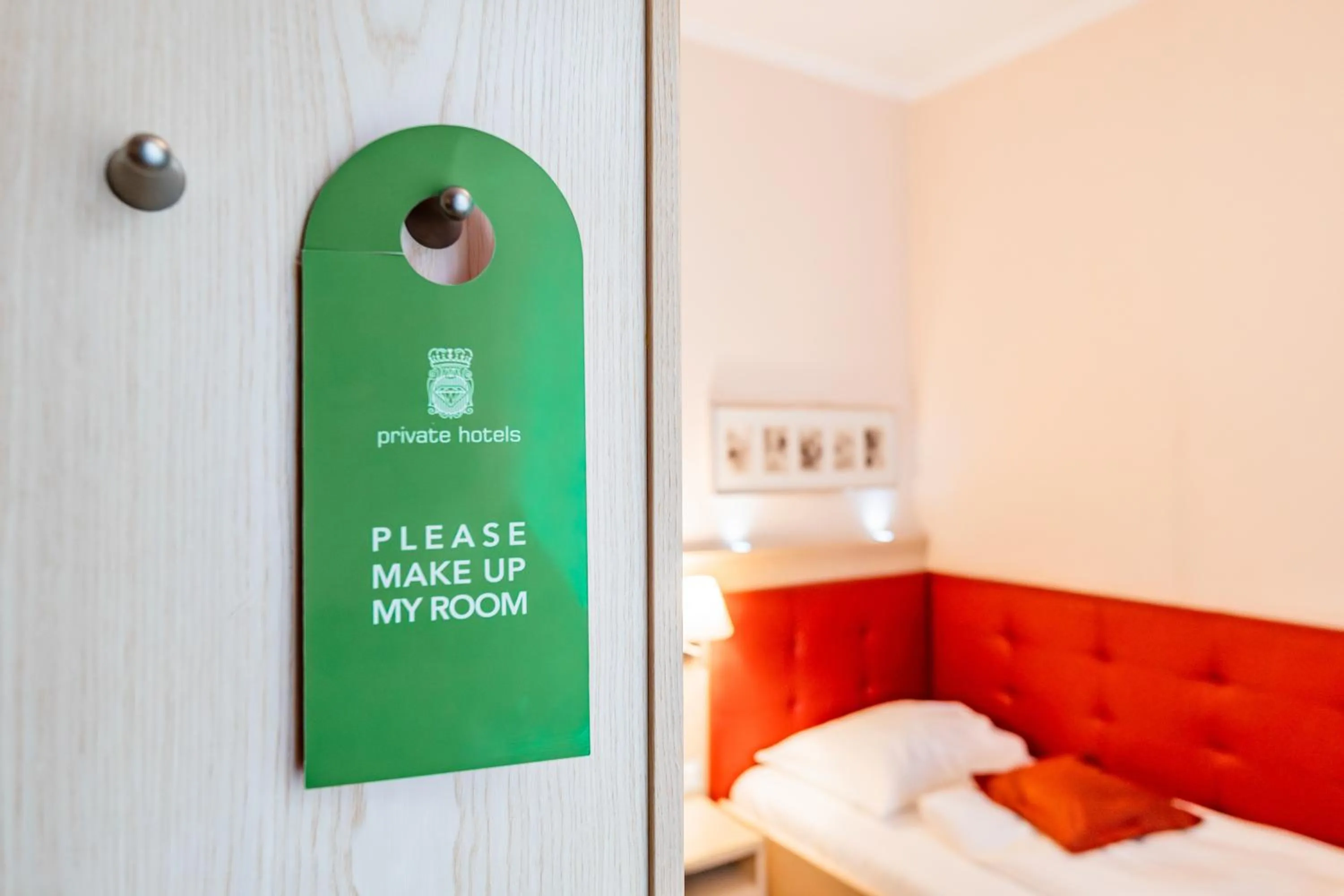 Bed in Hotel Pension Baronesse