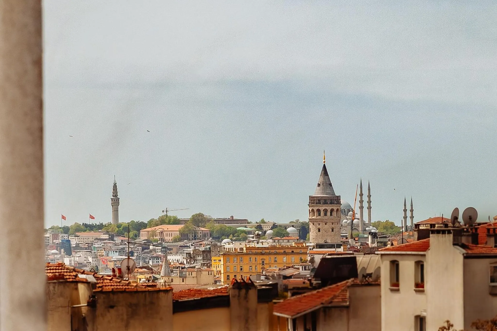 City view in Taksim Wonder Suites