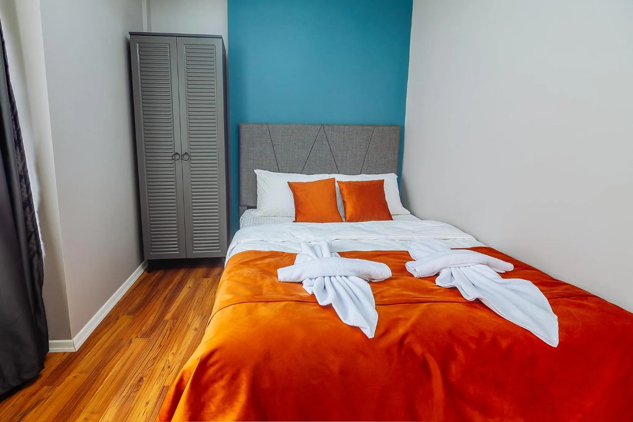 Bed in Taksim Wonder Suites