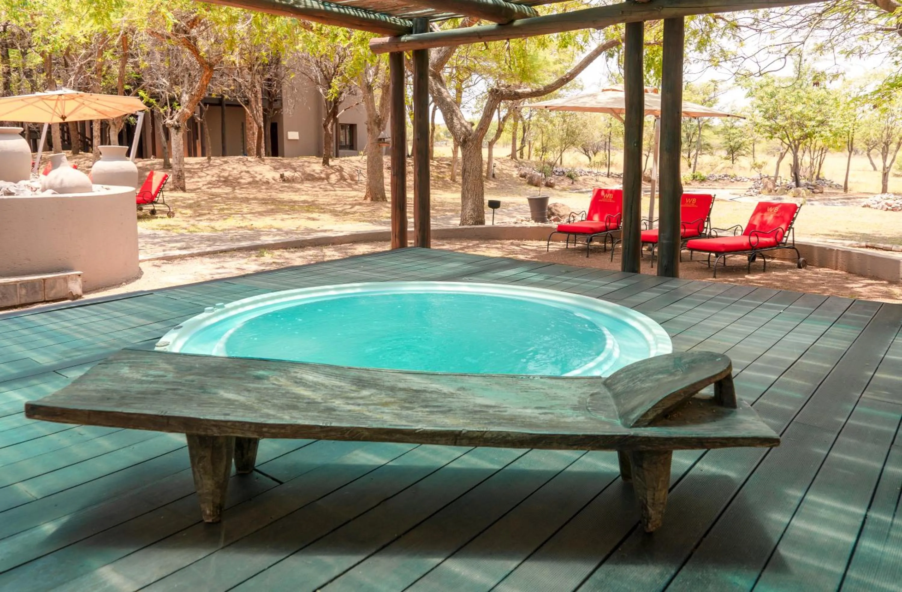 Patio in Zebula Boutique Hotel