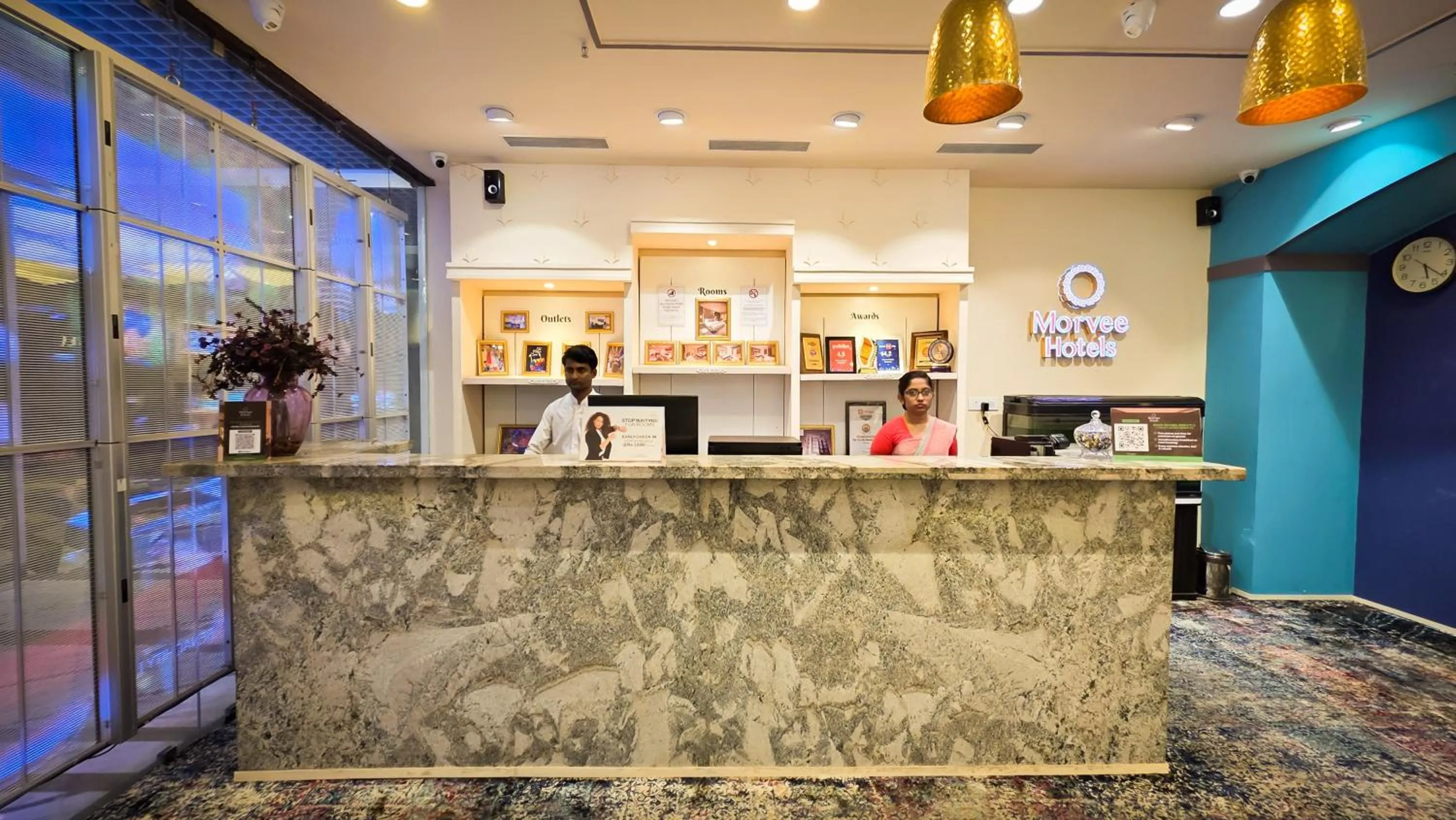 Lobby or reception in Morvee Hotels Durgapur