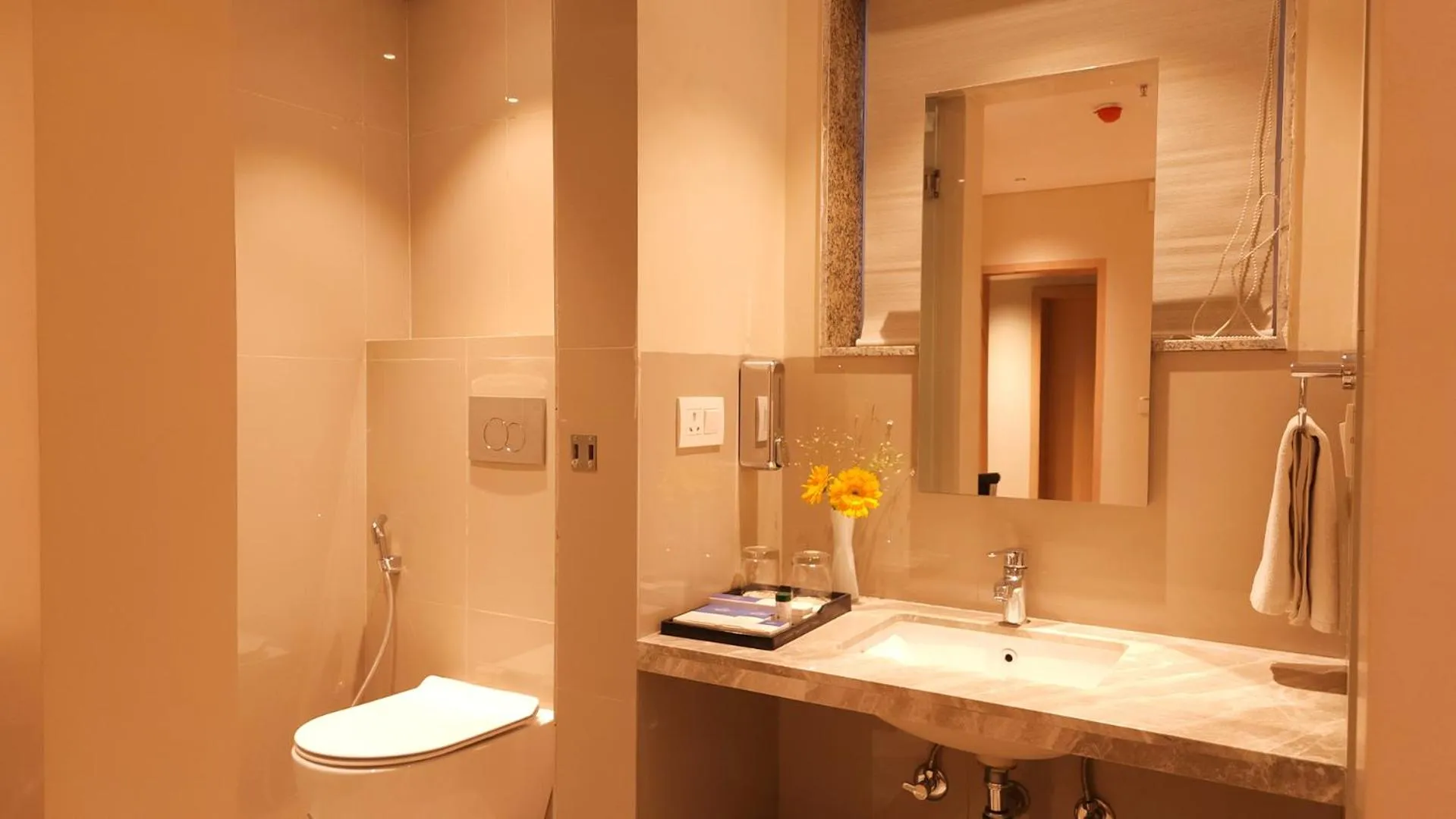 Toilet in Morvee Hotels Durgapur